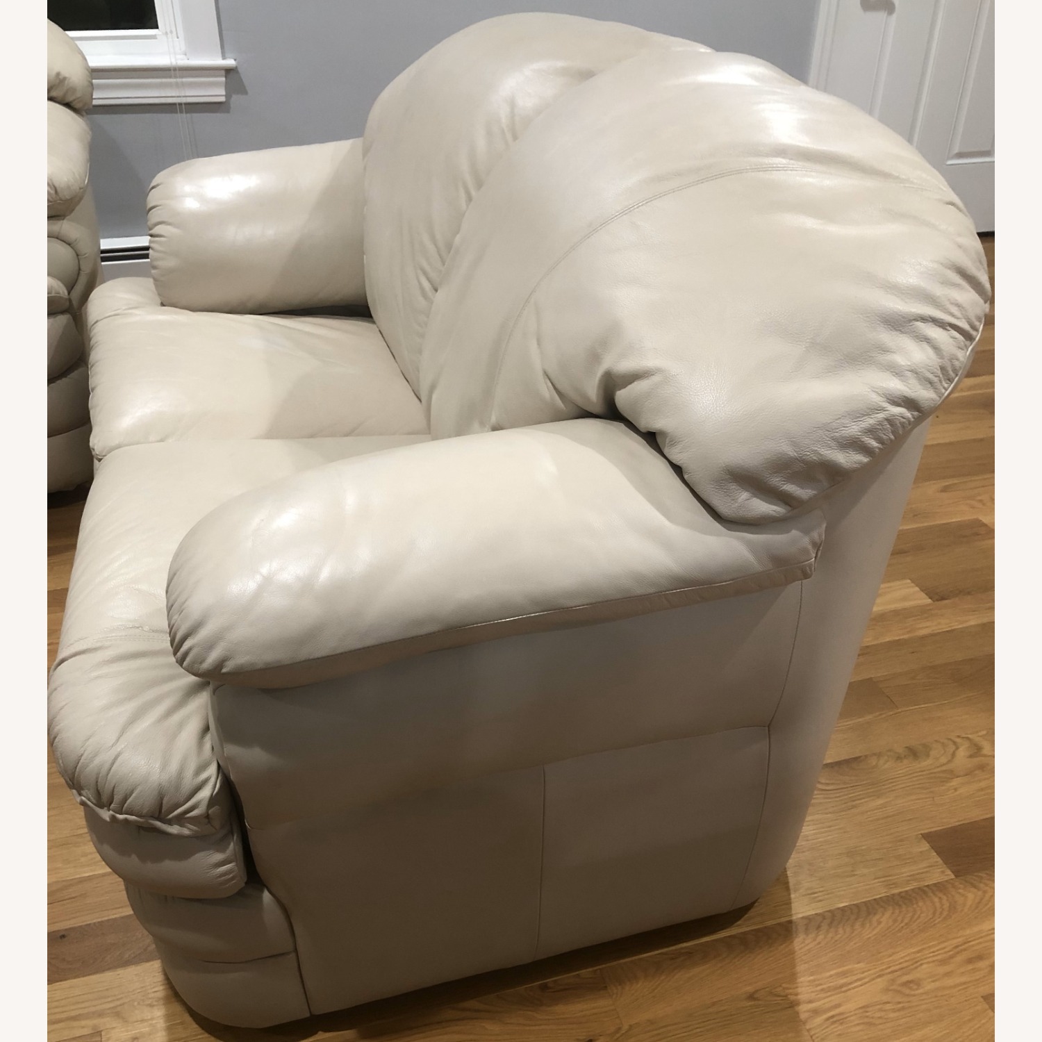 Italian Leather Loveseat - image-3