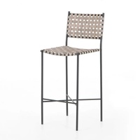 Garza 2 Bar + Counter Stools in Grey