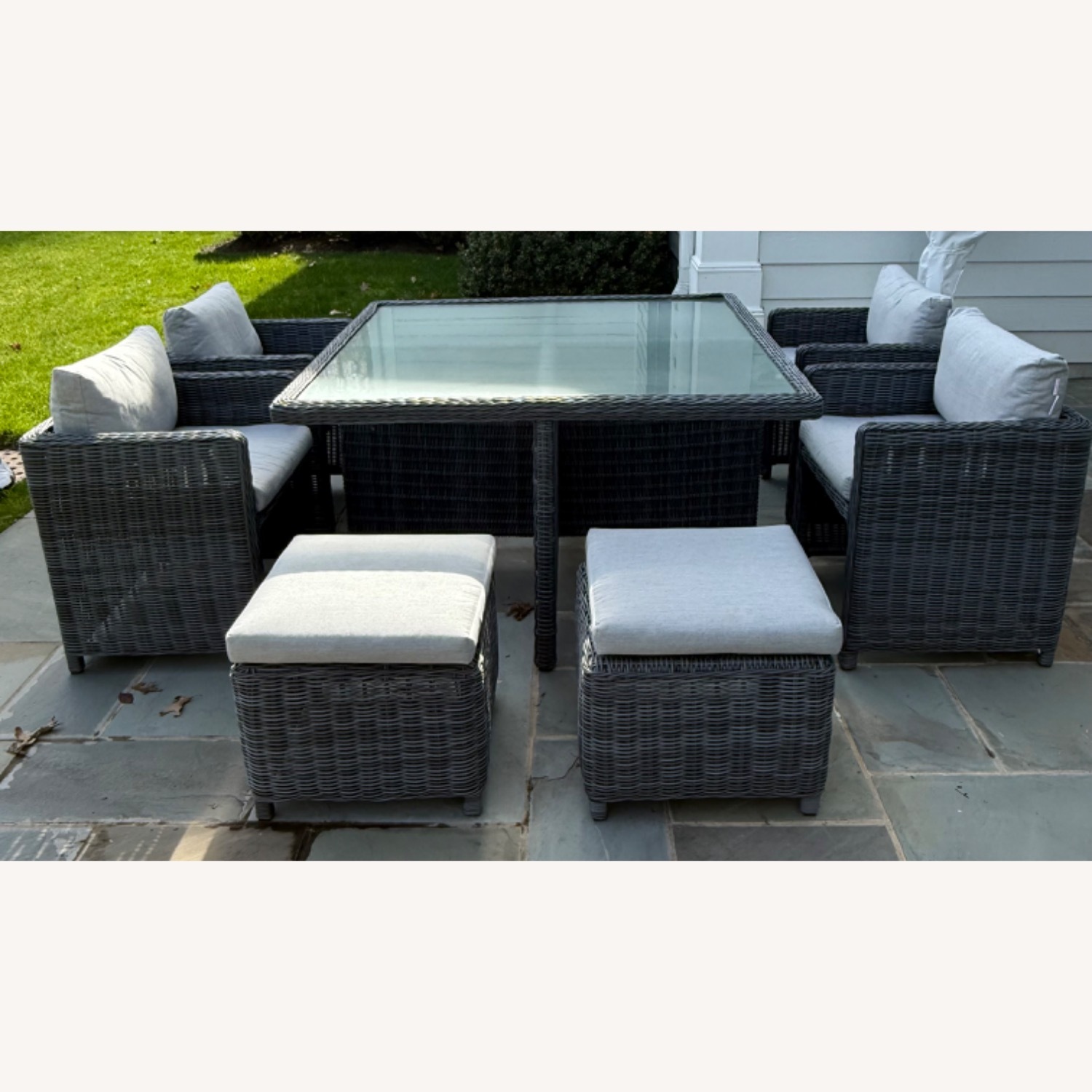 Midway Summon 9 piece Outdoor Dining Set - image-1