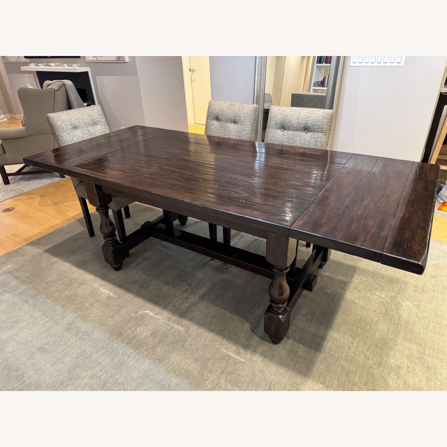 Pottery Barn Cortona Extending Dining Table - image-1