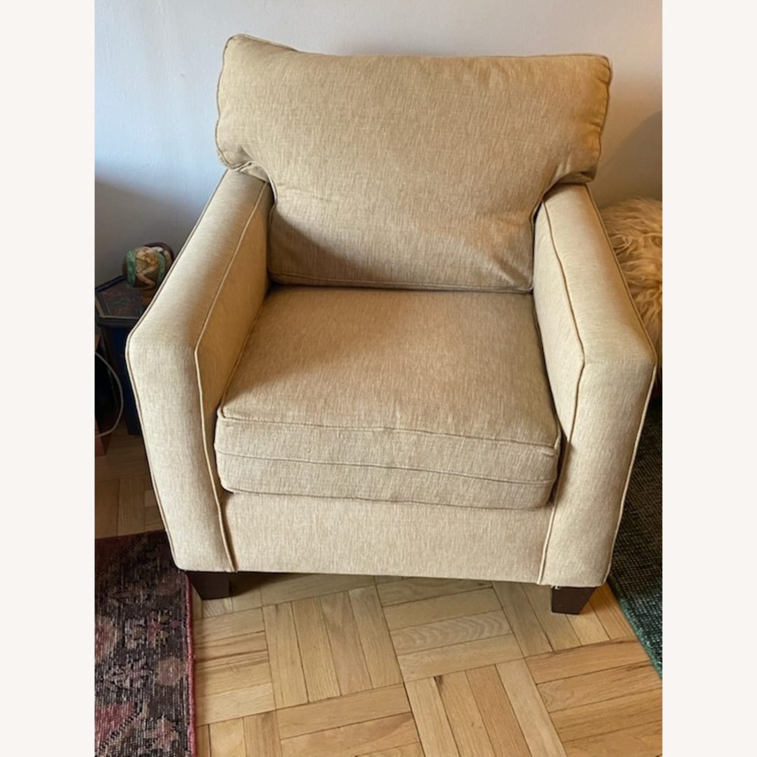 Henredon Down Feather Natural Arm Chair  - image-1