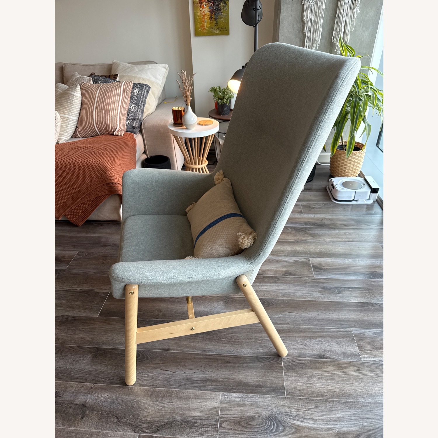 IKEA VEDBO Light Green Accent Chair - image-3