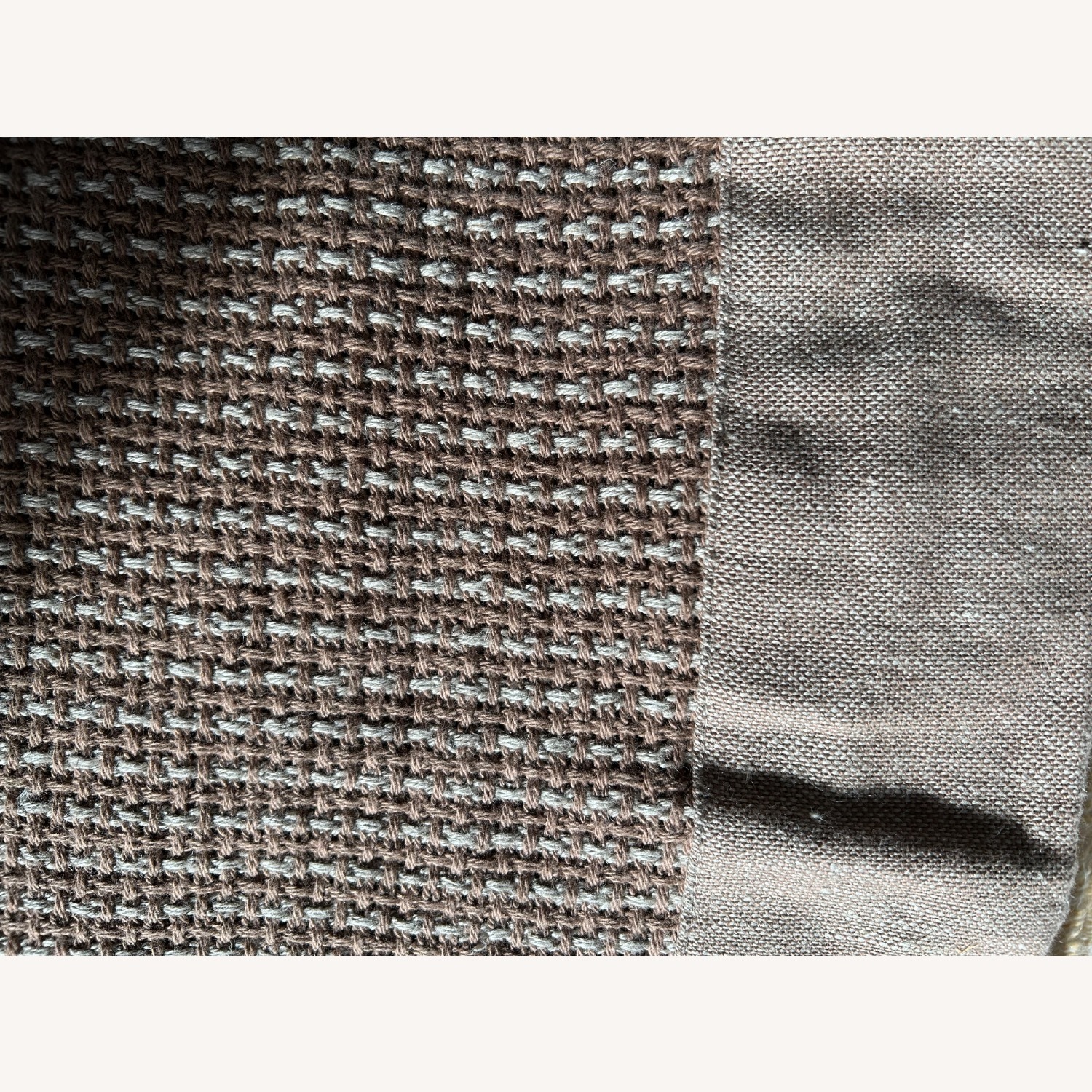 West Elm Two-Tone Cotton Linen Blanket - image-2