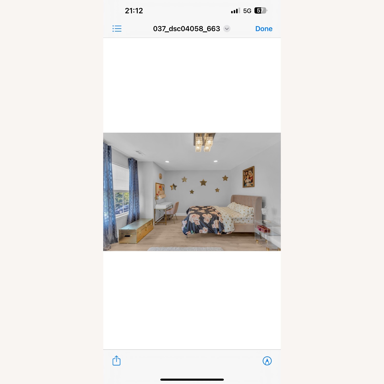 Pottery Barn Teen Velvet Dusty Blush Bed - image-4