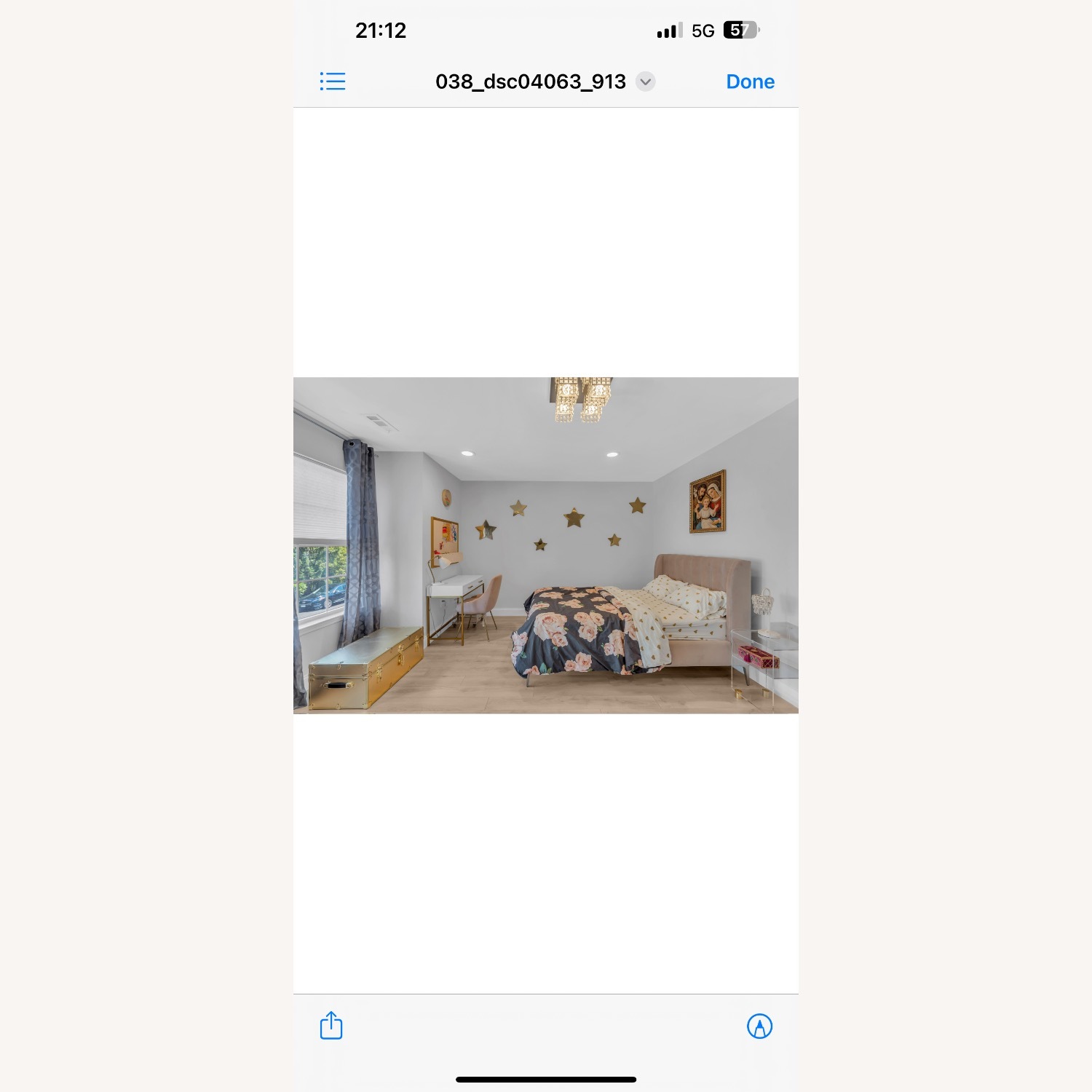 Pottery Barn Teen Velvet Dusty Blush Bed - image-3