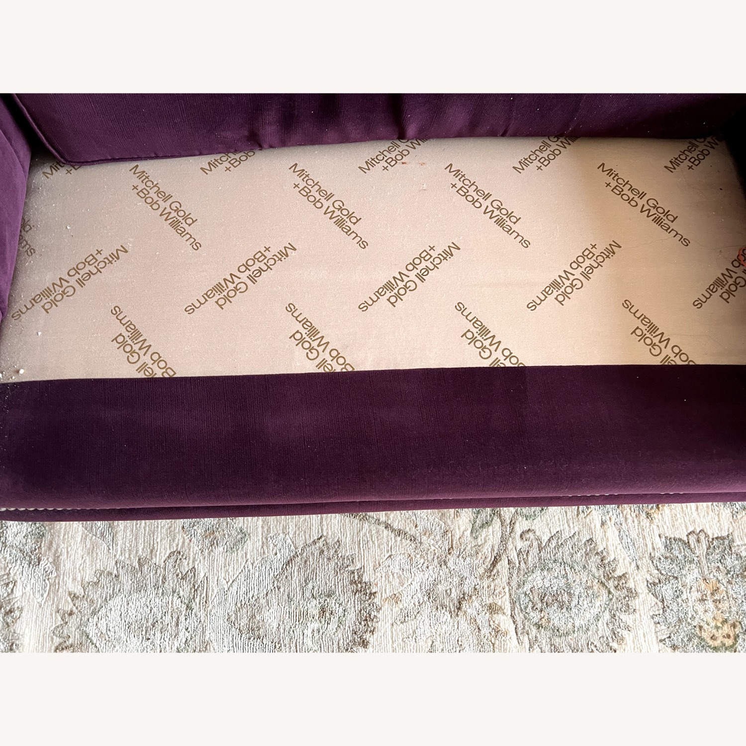 Mitchell Gold + Bob Williams Plum Sofa - image-4