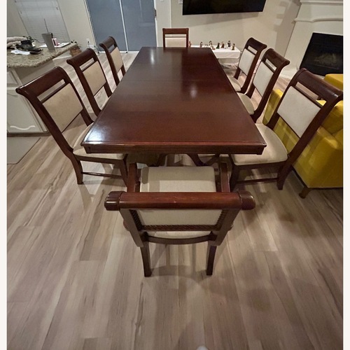 Used Ashley Furniture Dining Table Set for 8 for sale on AptDeco