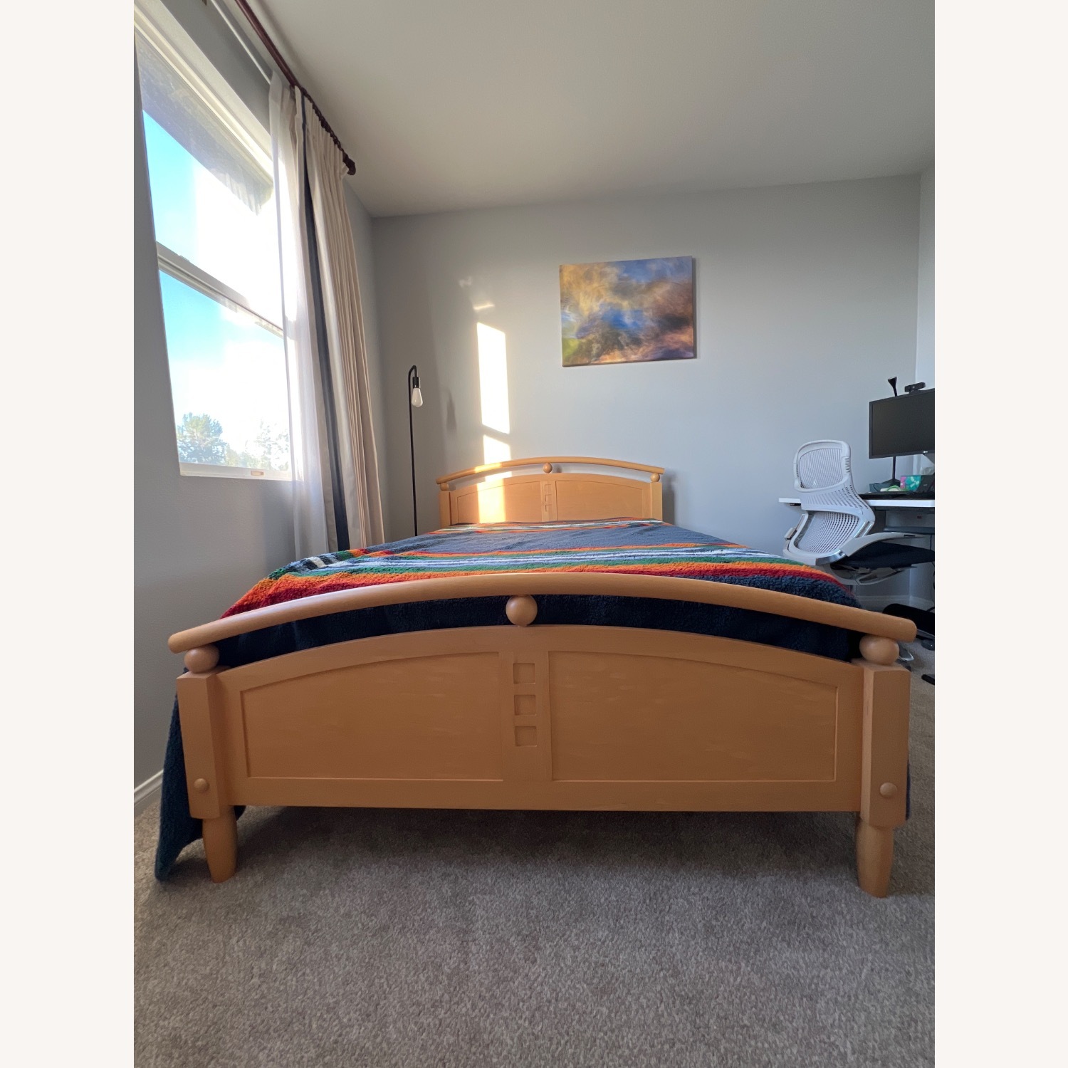 Ethan Ellen Full Size Bed - image-0