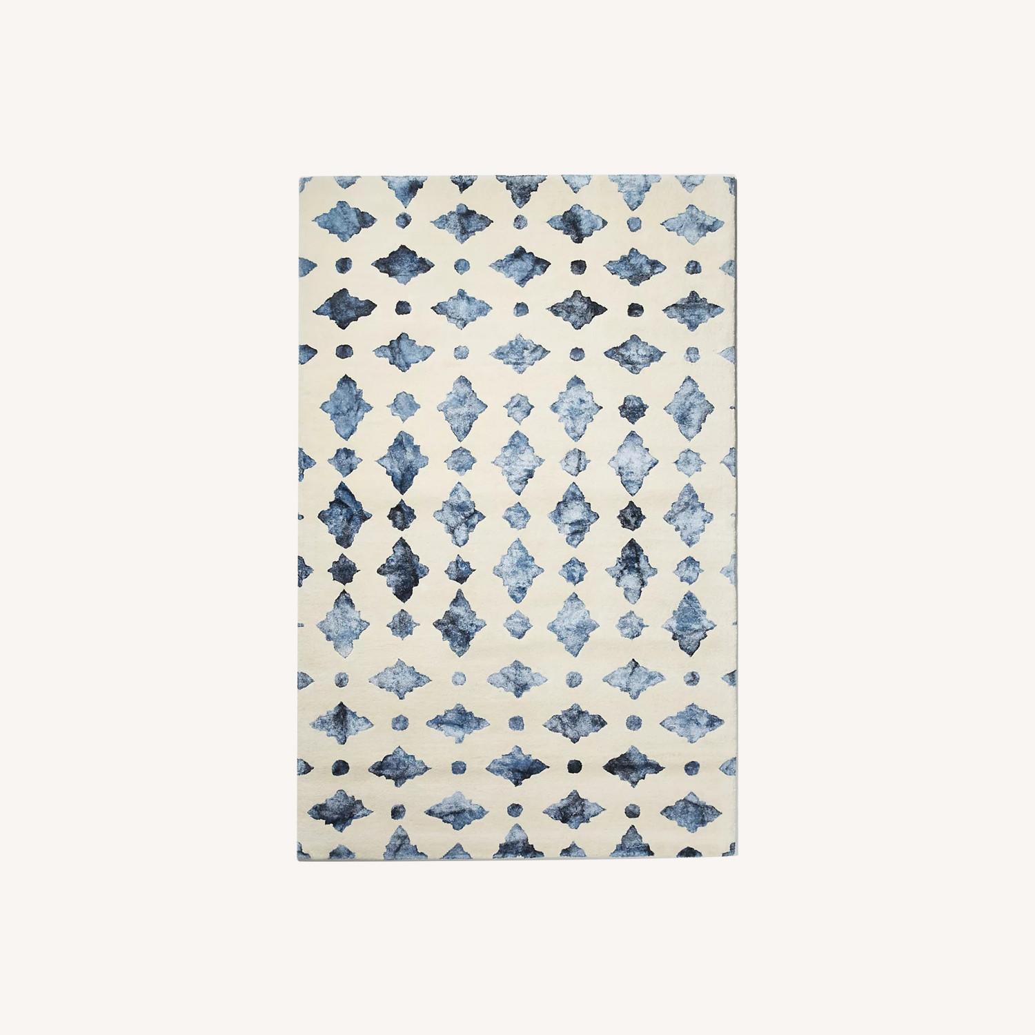 Tufted Moroccan Tile Rug - image-0