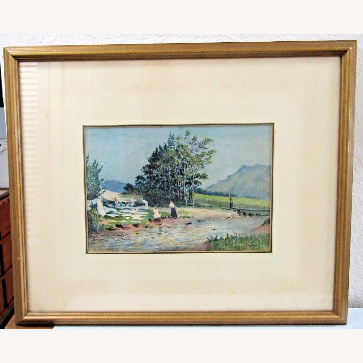 John Bulloch Souter Original Watercolor Painting - image-1