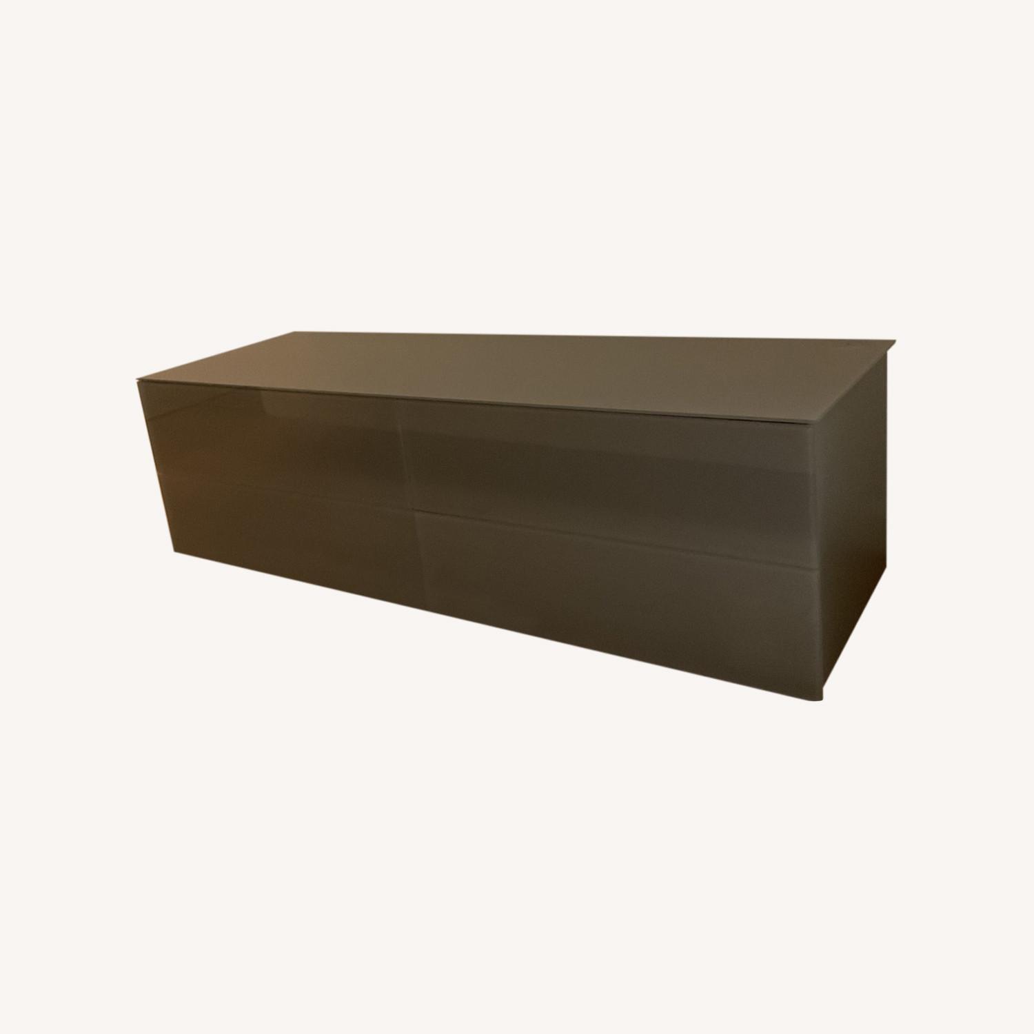 ItalModern Low 6 Drawer Modern Storage Chest - image-0