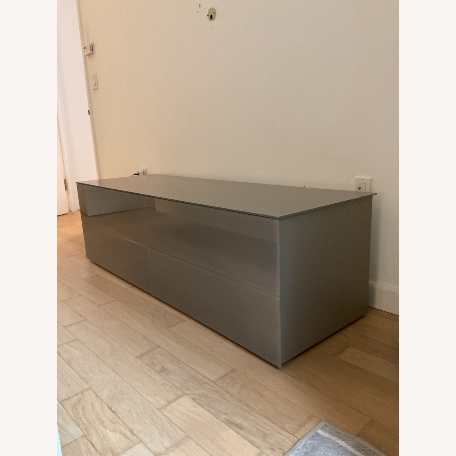 ItalModern Low 6 Drawer Modern Storage Chest - image-2