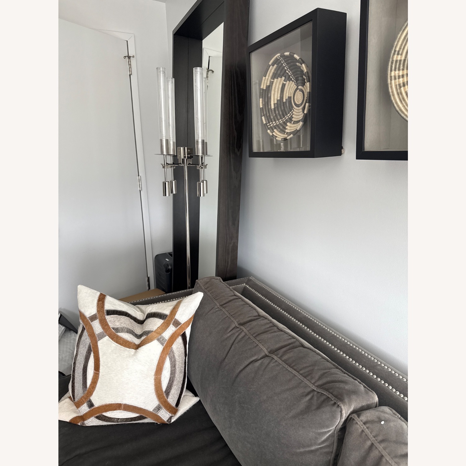 Restoration Hardware Fontanelle Crystal Floor Lamps - image-5