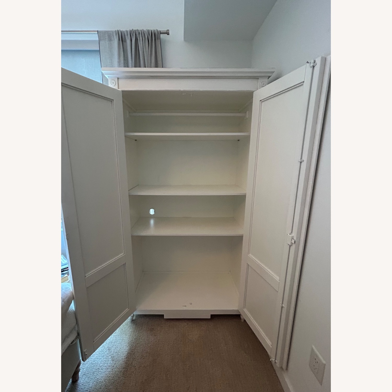 Ballard Designs Casa Florentina White Armoire - image-7