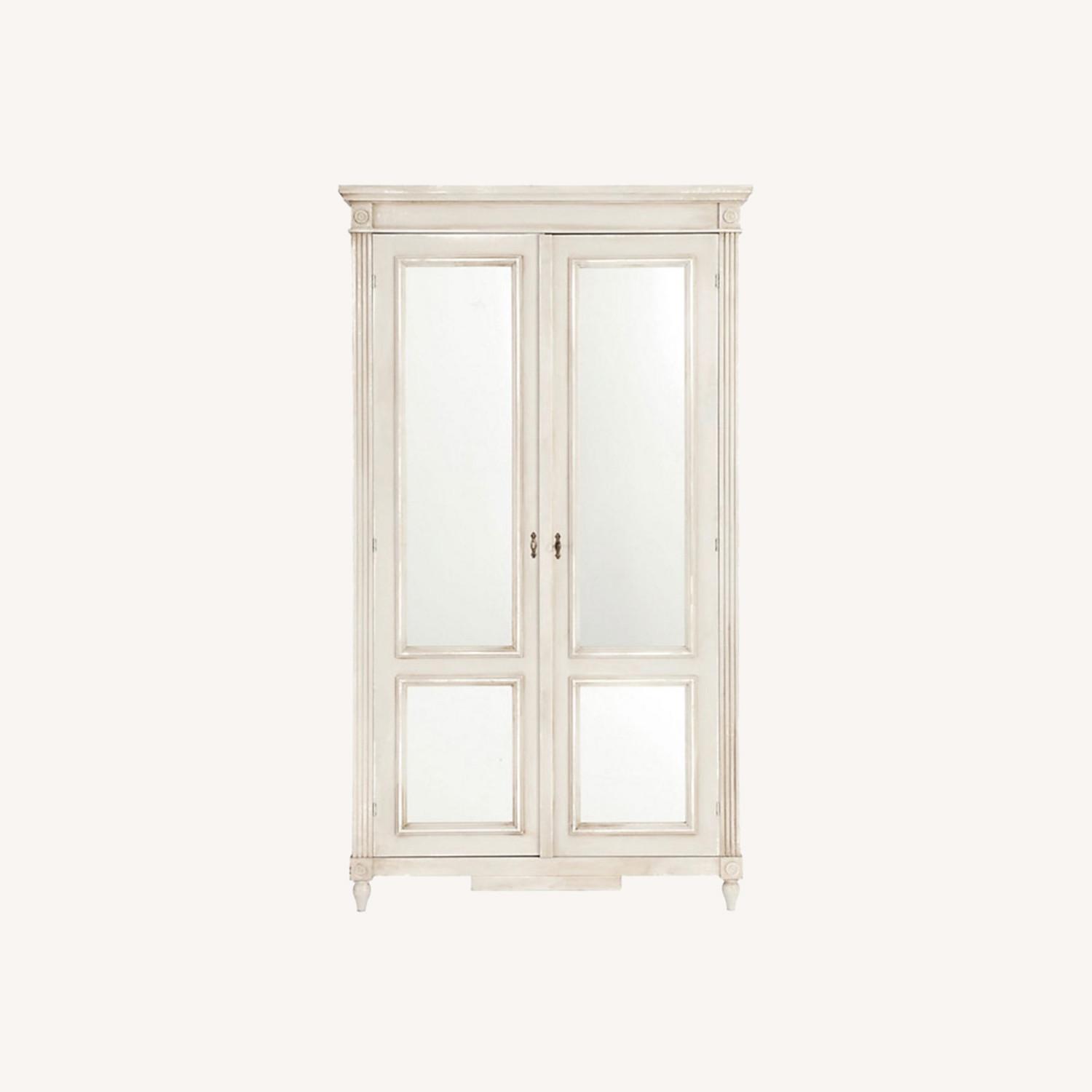 Ballard Designs Casa Florentina White Armoire - image-0