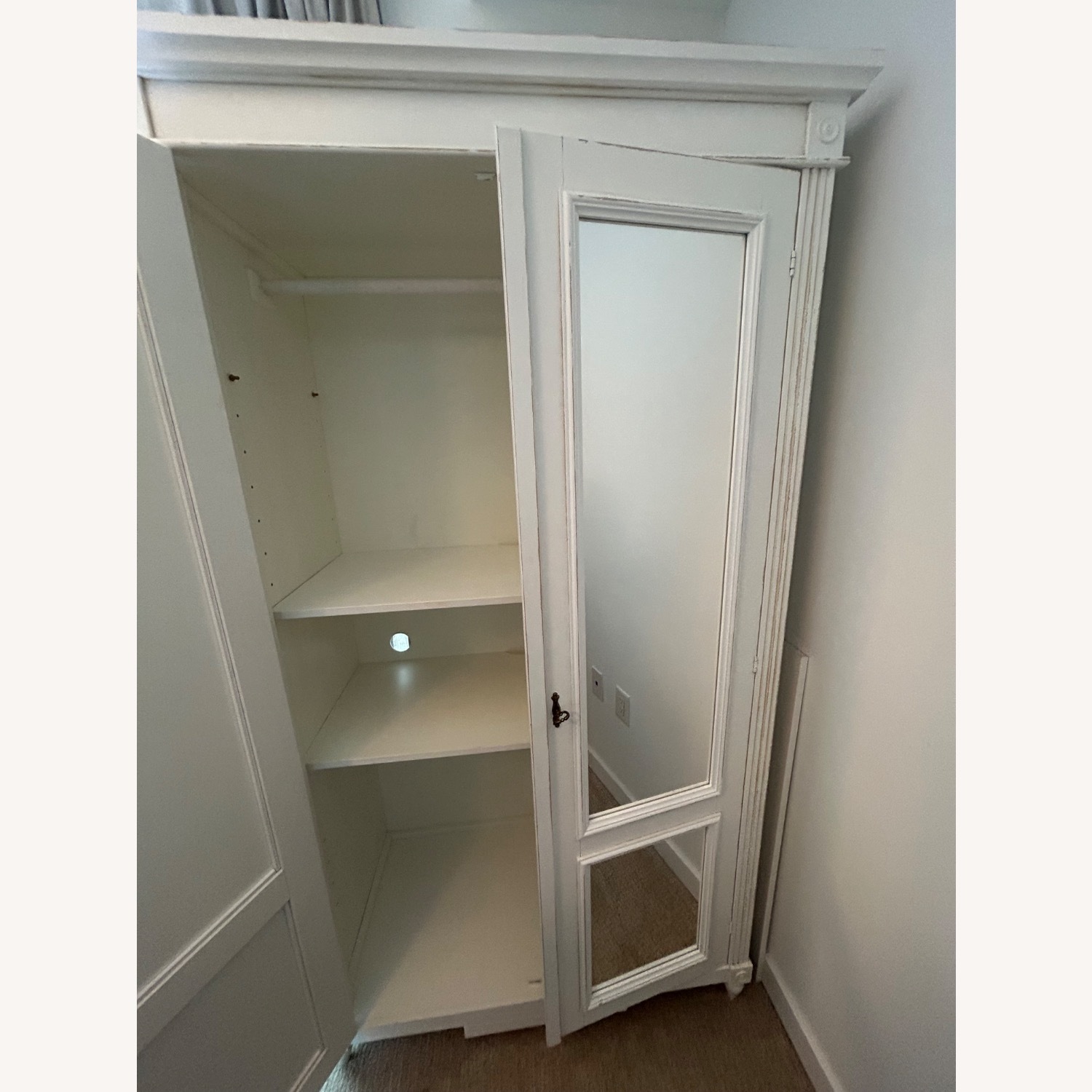 Ballard Designs Casa Florentina White Armoire - image-3