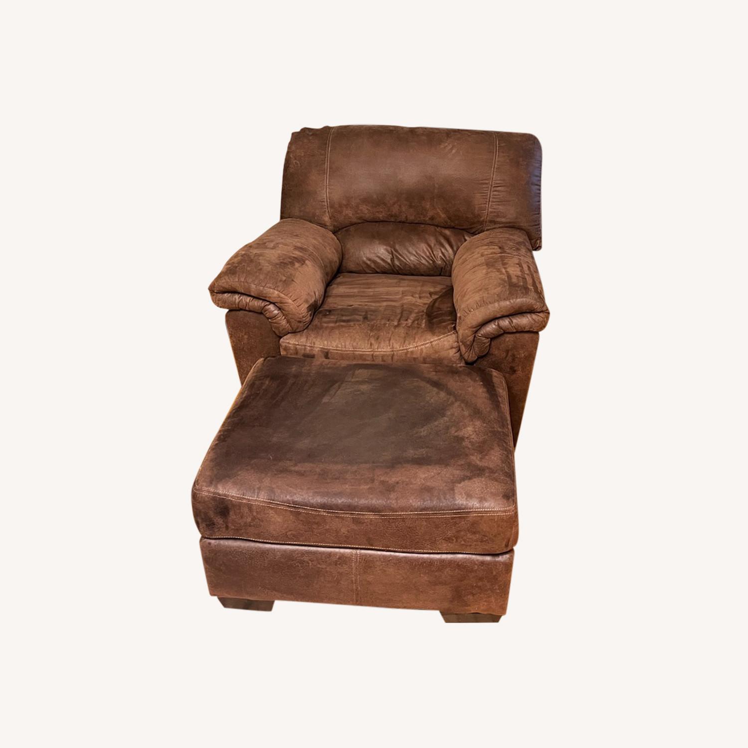 Ashley Bladen Lounge Chair and Ottoman - image-0
