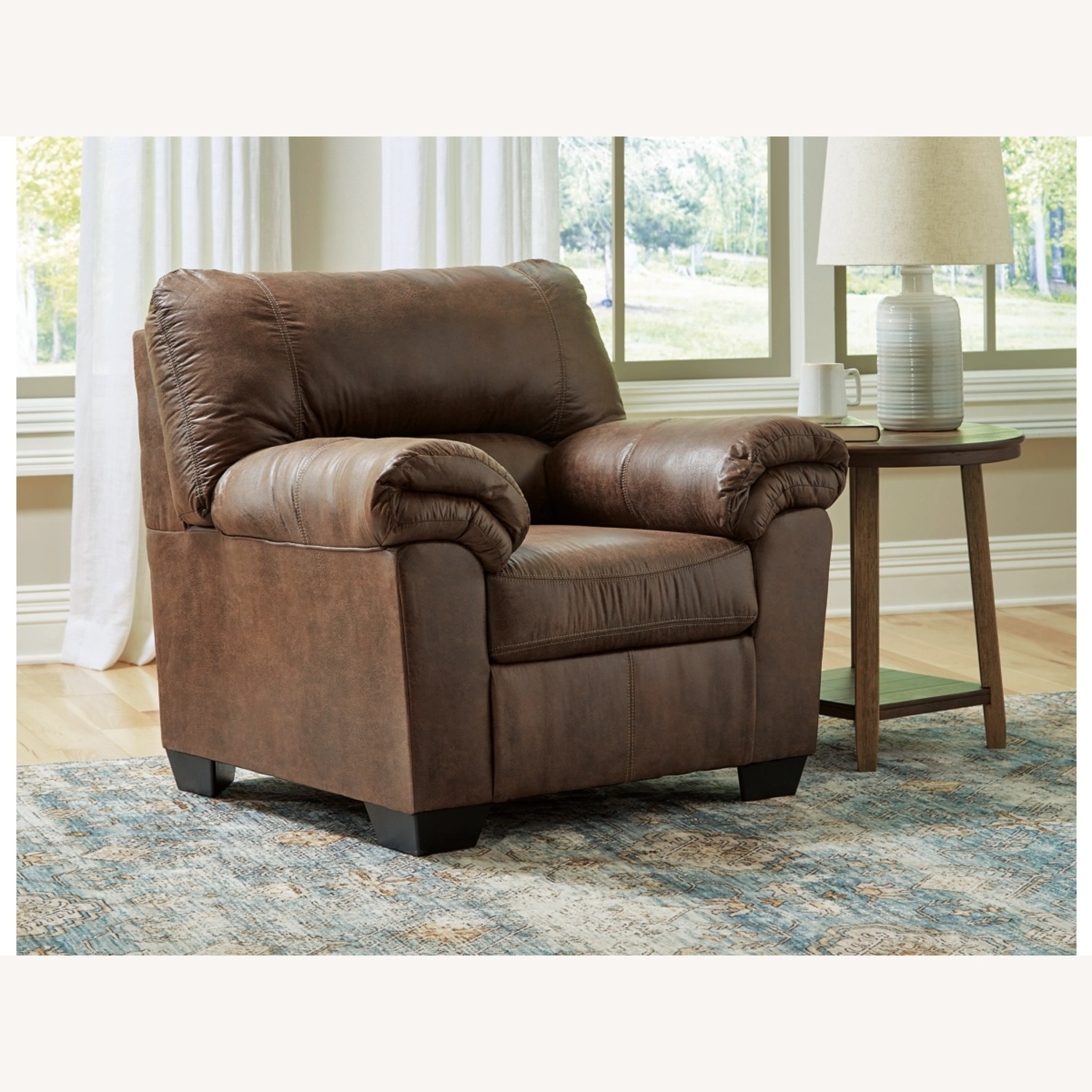 Ashley Bladen Lounge Chair and Ottoman - image-4