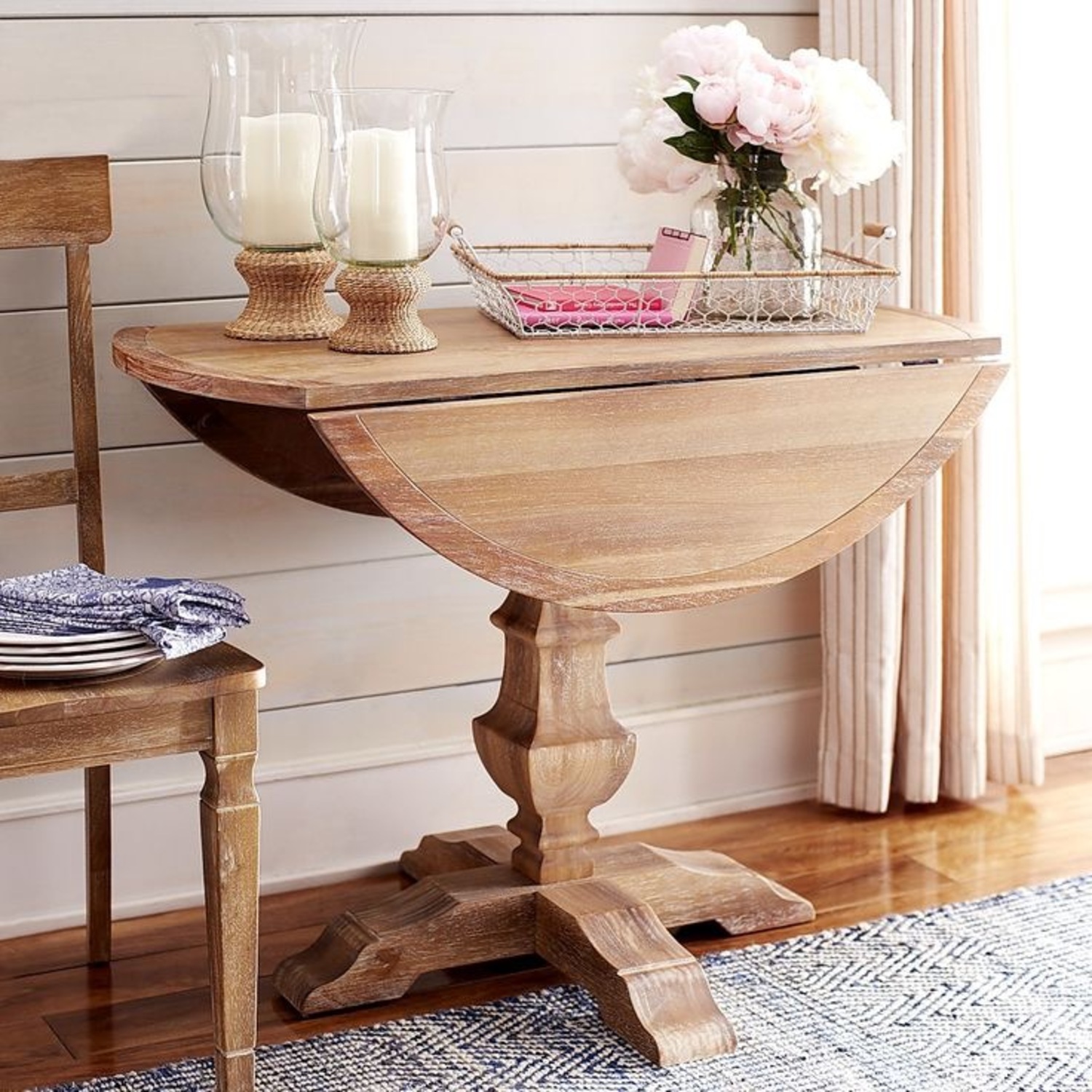 Pier 1 Imports Bradding Stonewash Round Dining Table - image-2