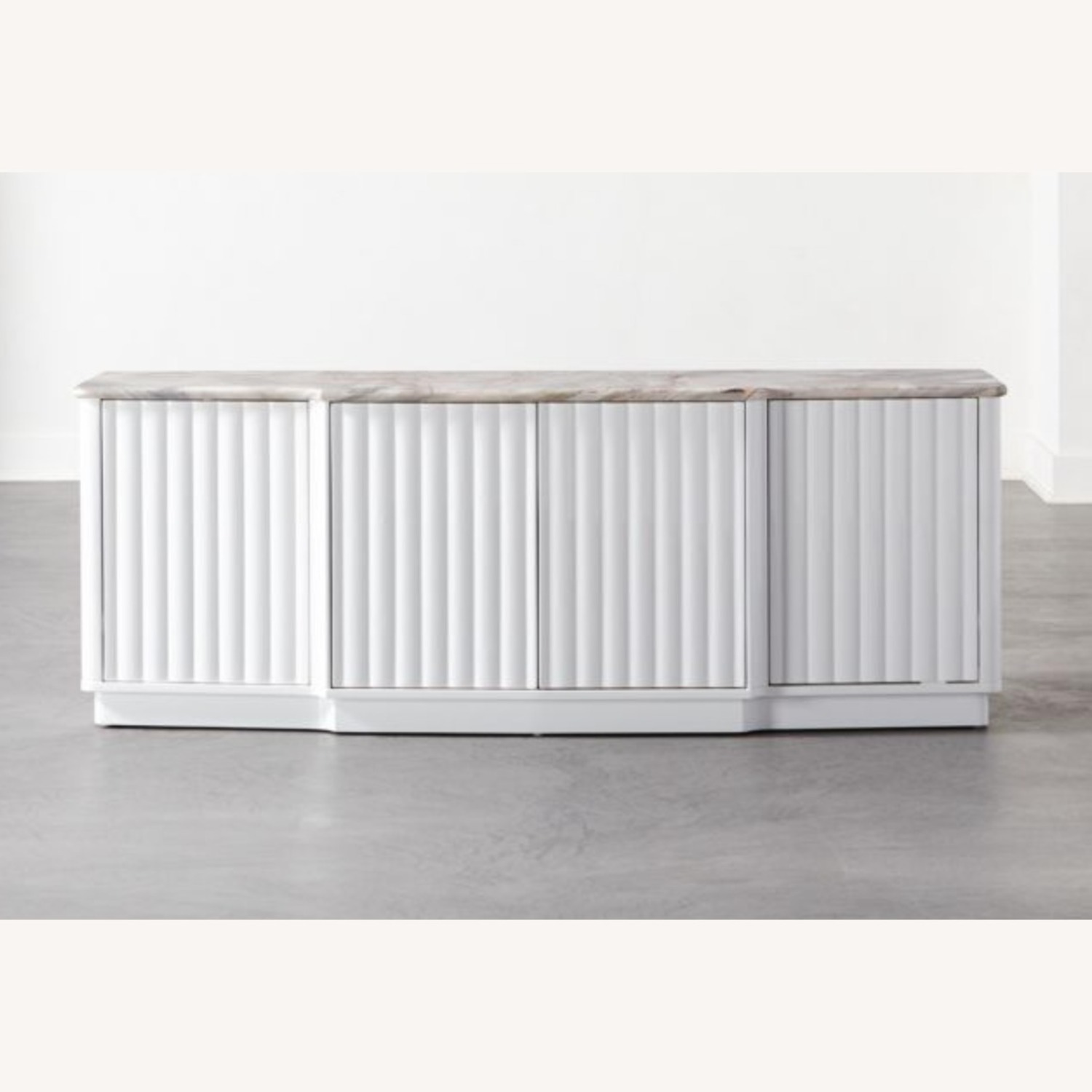 CB2 Earl Marble Media Credenza - image-1