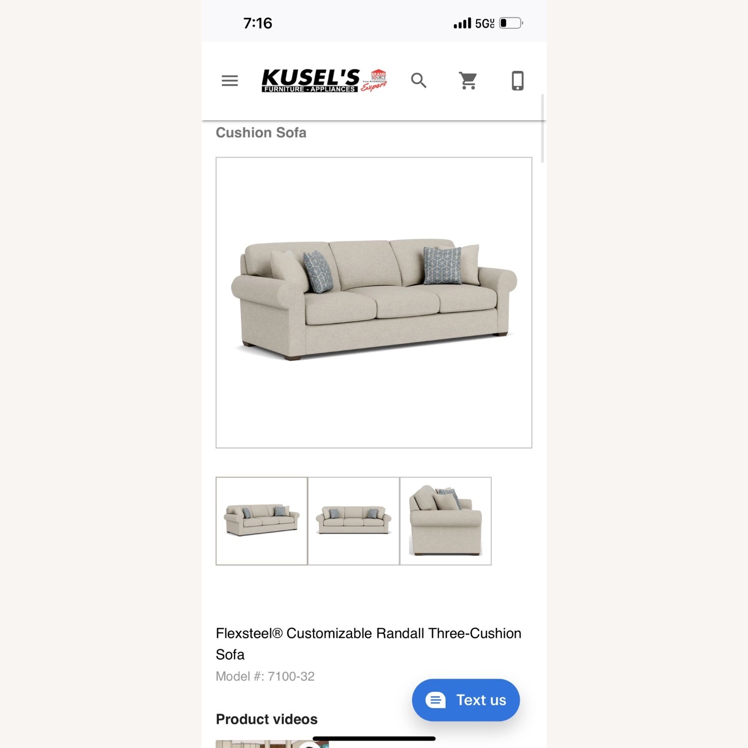 Flexsteel Randall Couch - image-4
