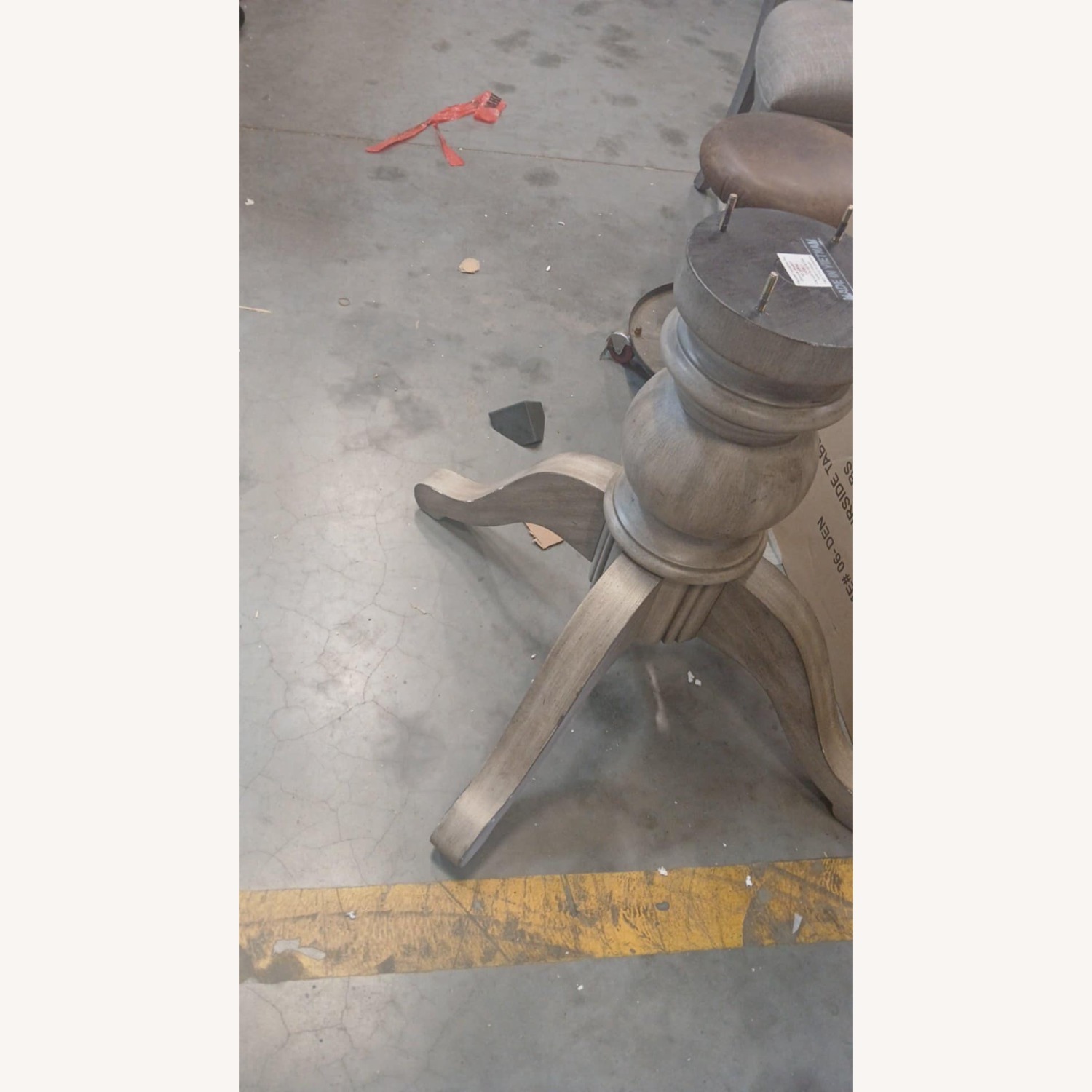 Babbet Distressed Look Dining Table Set - image-6