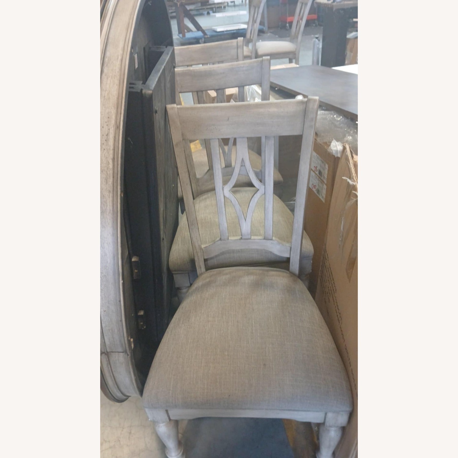 Babbet Distressed Look Dining Table Set - image-2