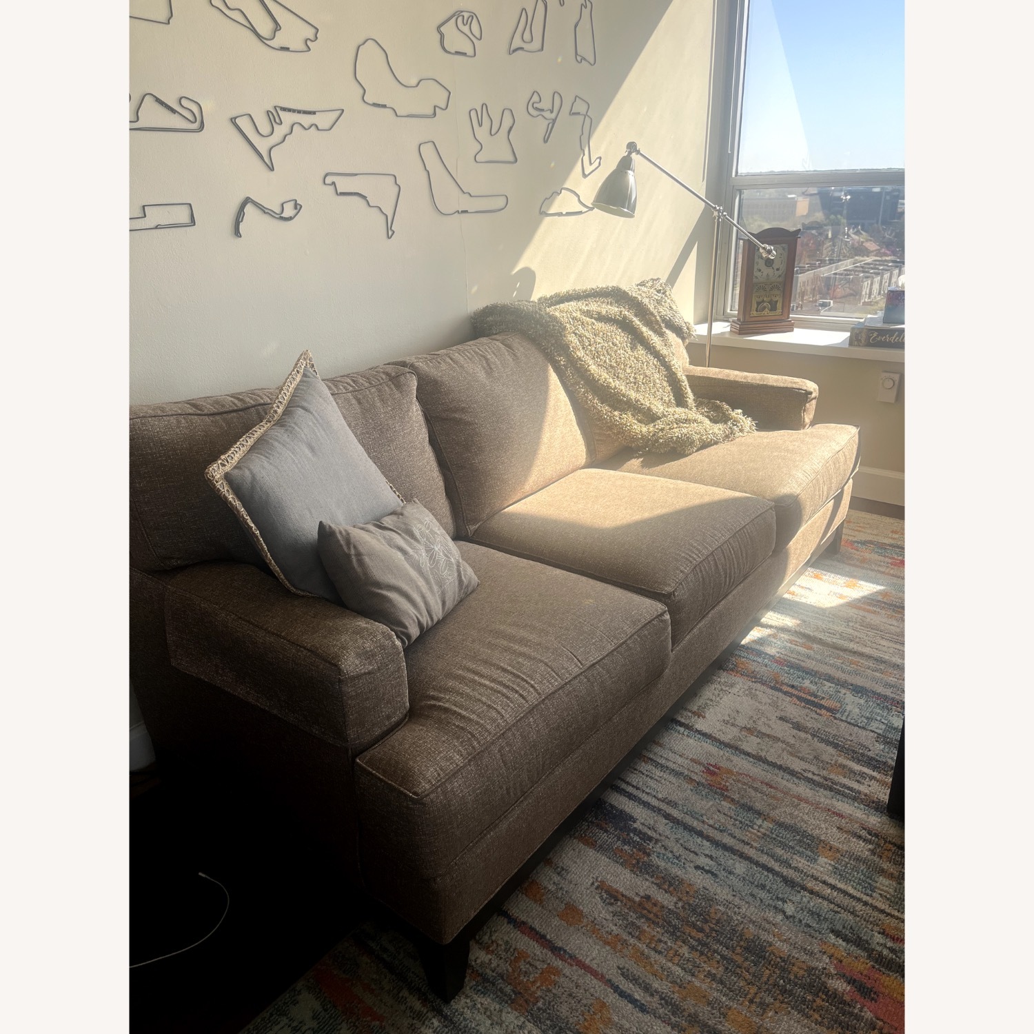 Ethan Allen Couch w Custom Fabric - image-1