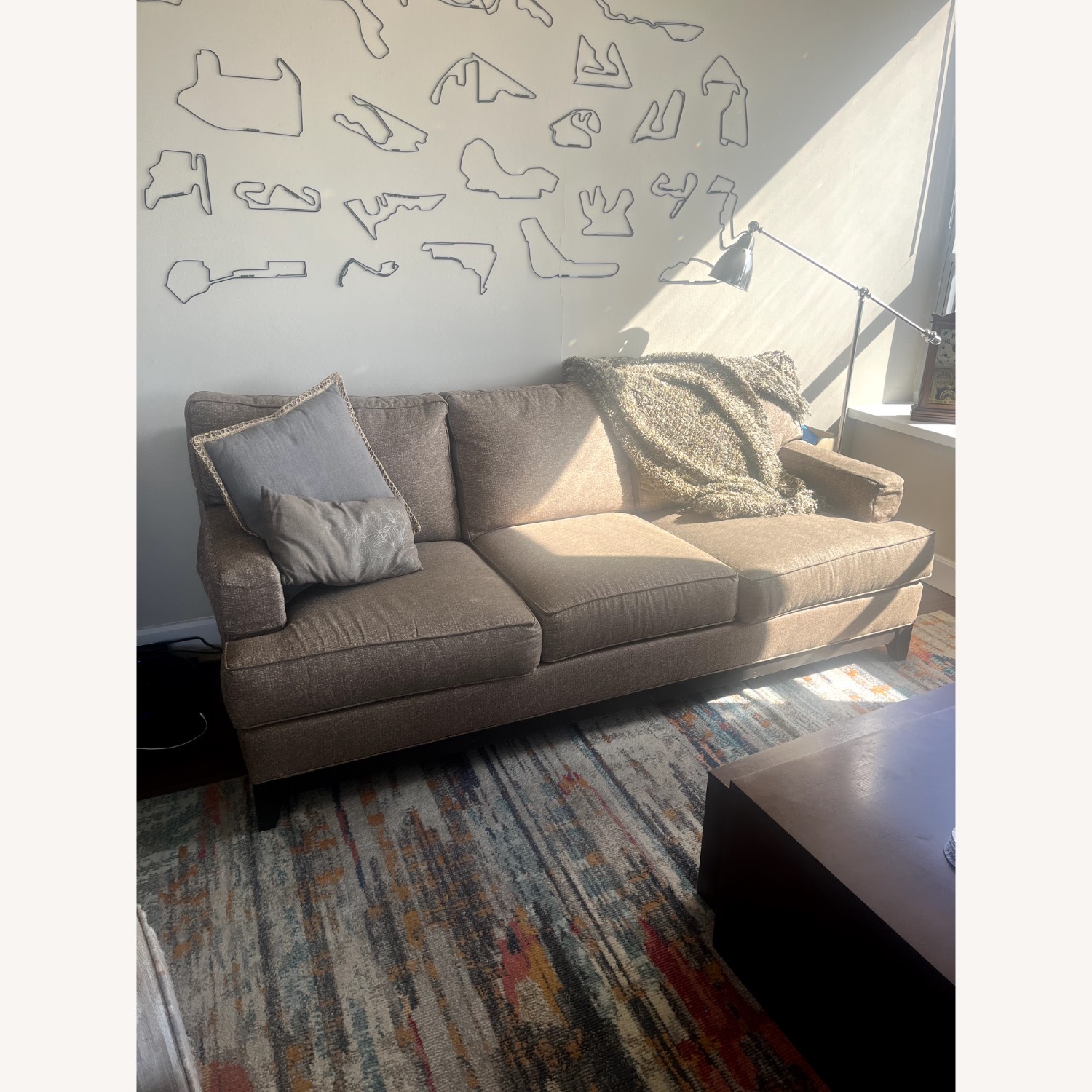 Ethan Allen Couch w Custom Fabric - image-2