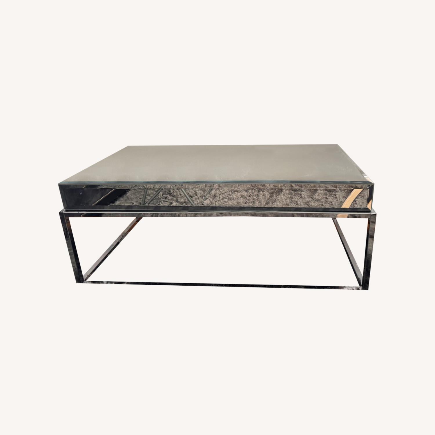 Mirrored Coffee Table - image-0
