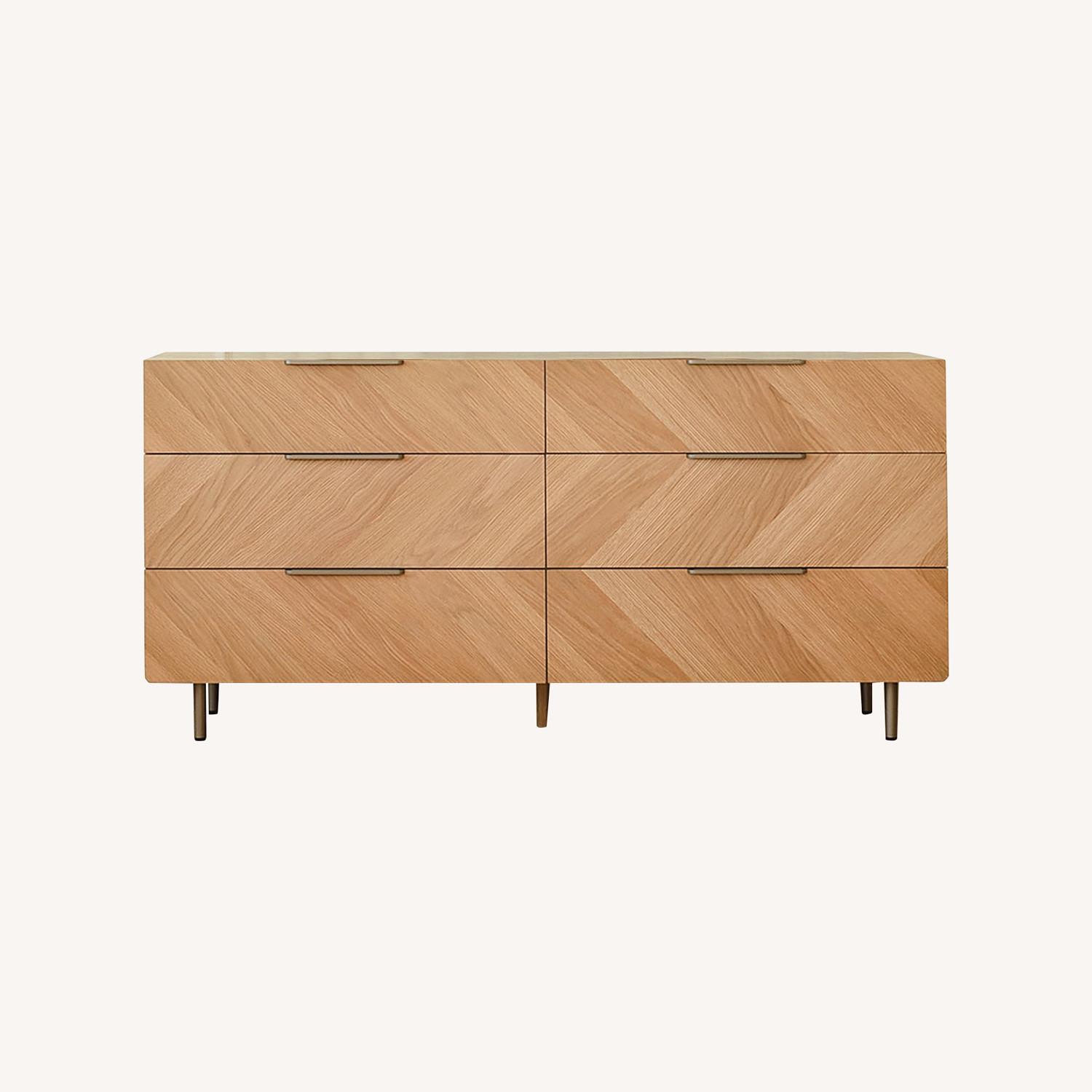Article Nera Oak 6 Drawer Dresser - image-0