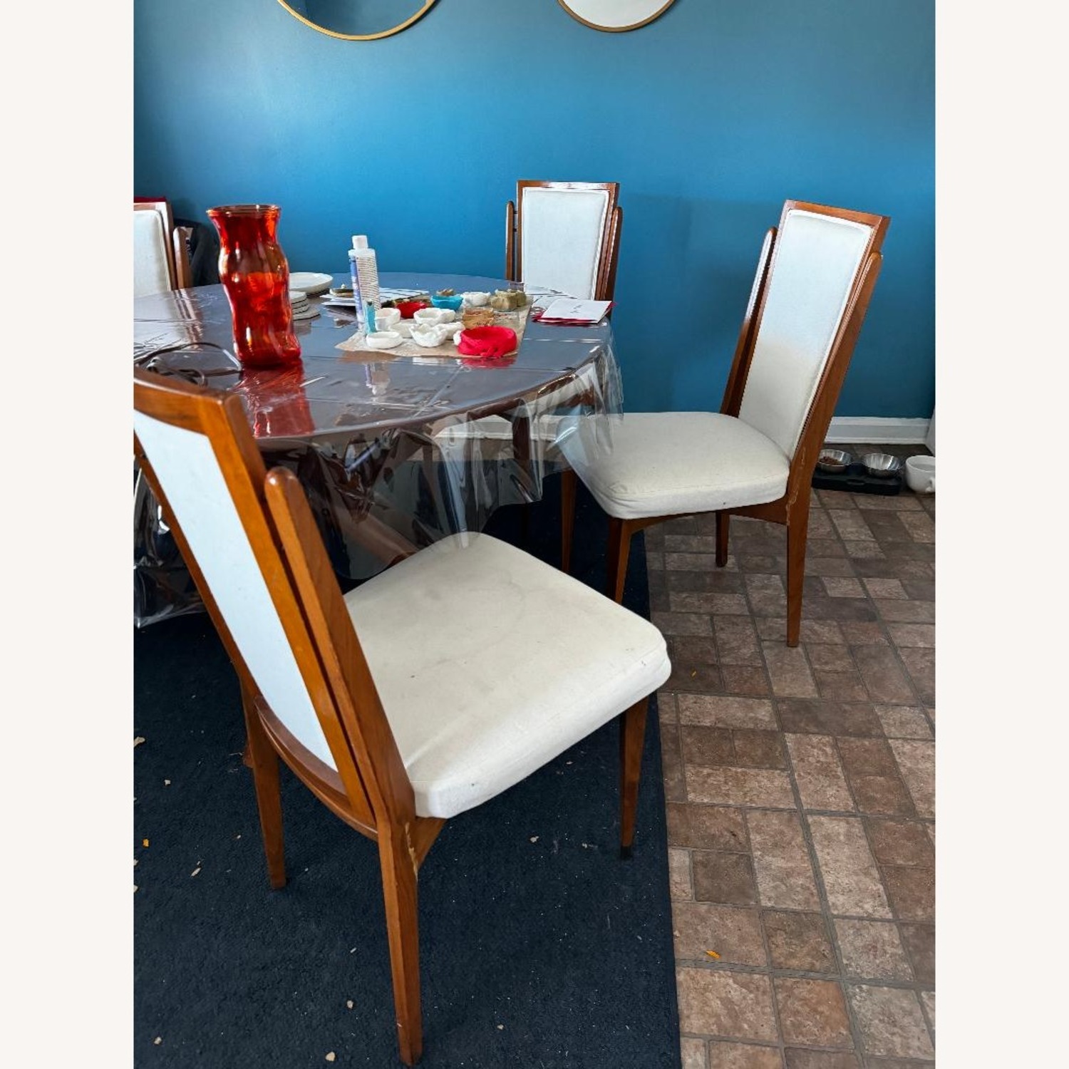 1960s Italian Walnut Dining Chairs - image-3