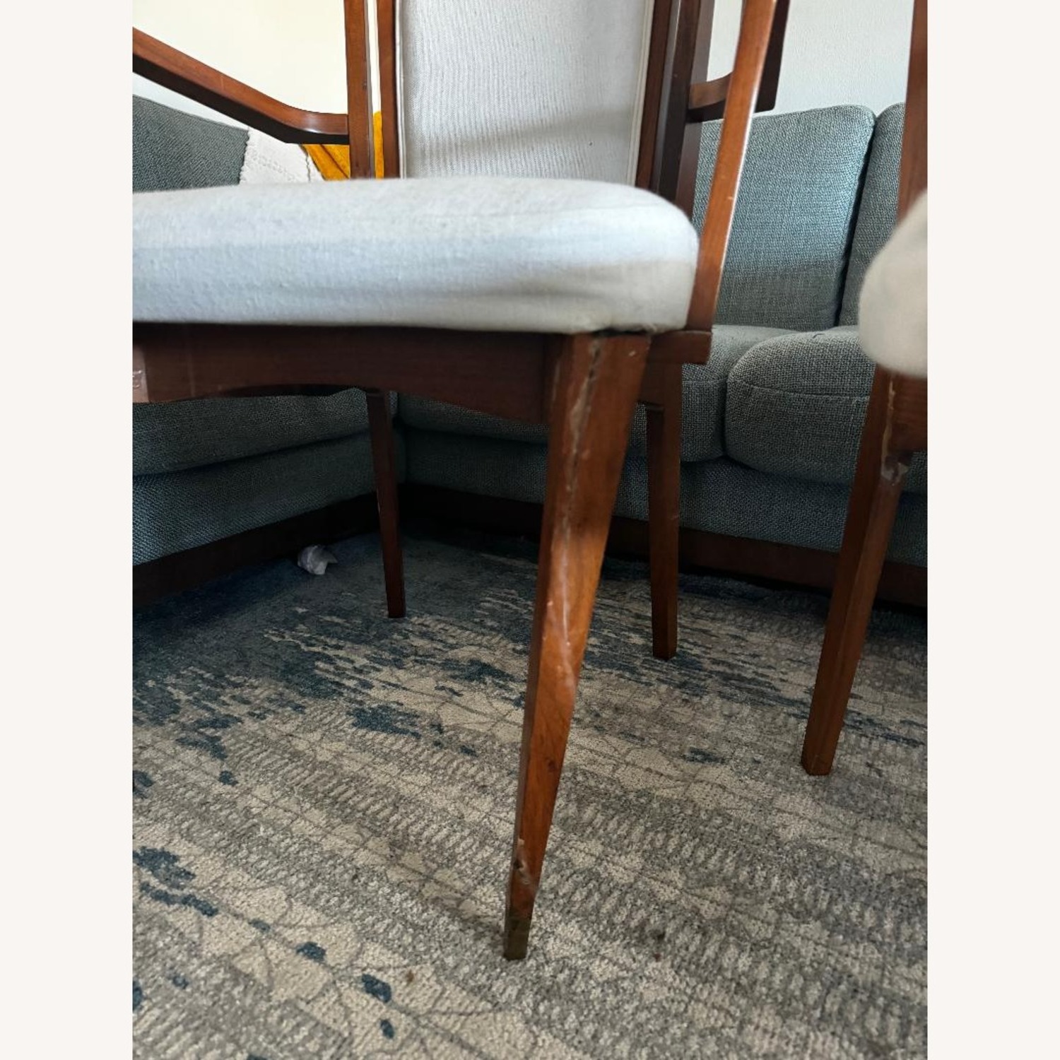 1960s Italian Walnut Dining Chairs - image-4