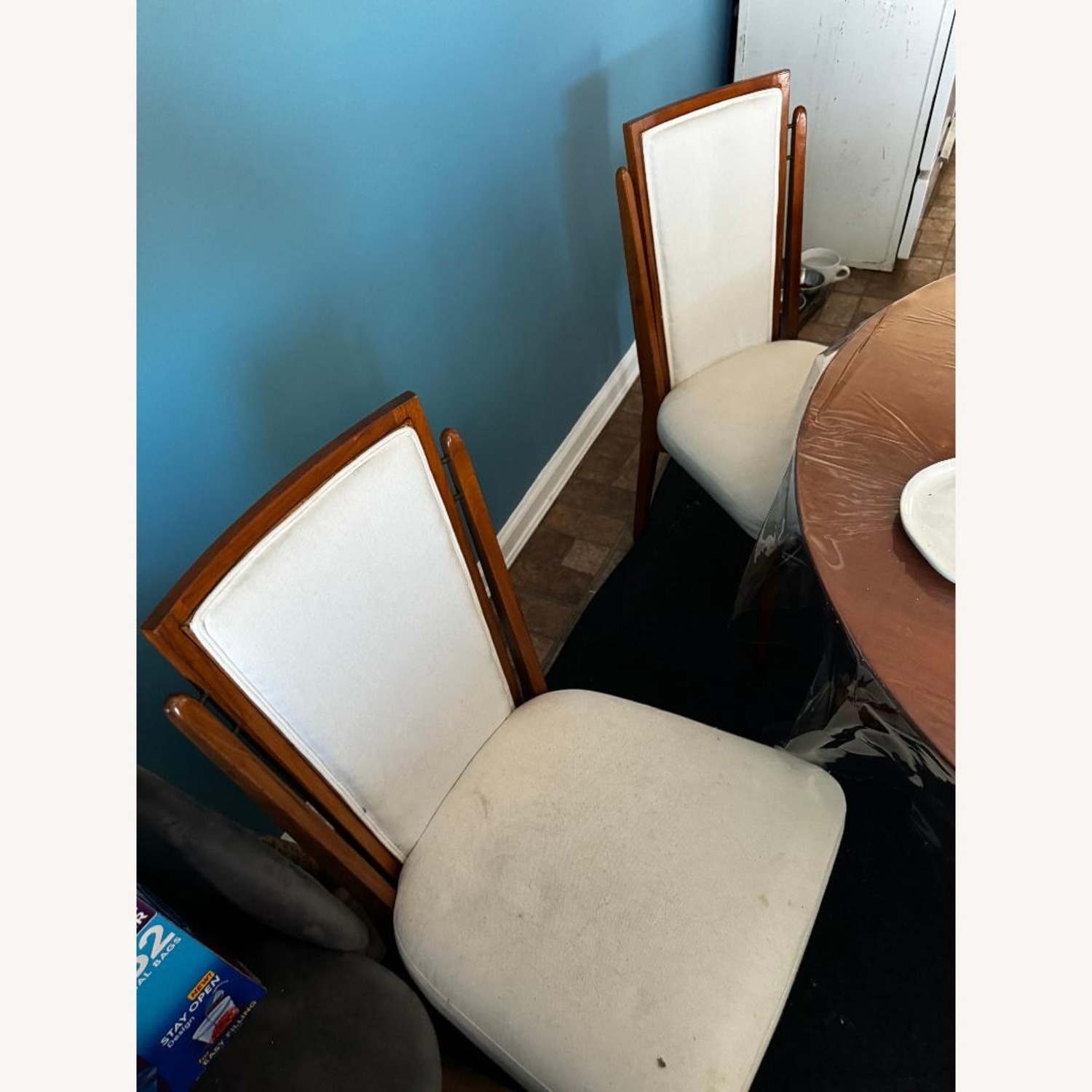 1960s Italian Walnut Dining Chairs - image-2