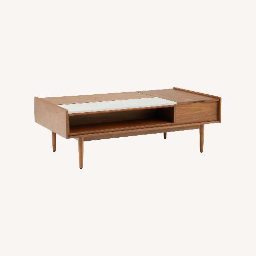 Used Mid-Century Double Pop-Up Coffee Table for sale on AptDeco