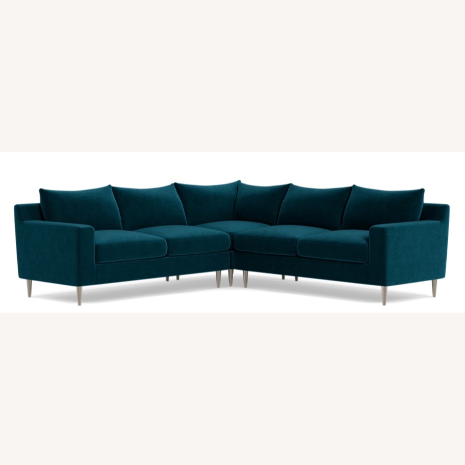 Interior Define Sloan Corner Sectional + Ottoman - image-1