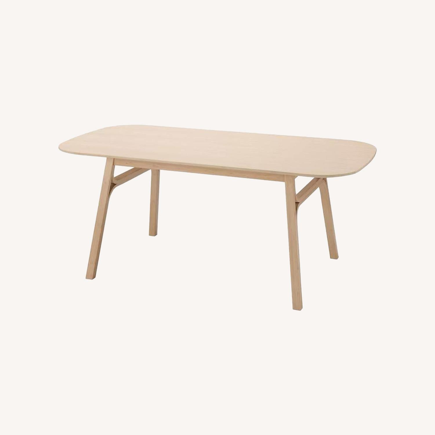 IKEA VOXLOV Bamboo Light Wood Dining Table - image-0