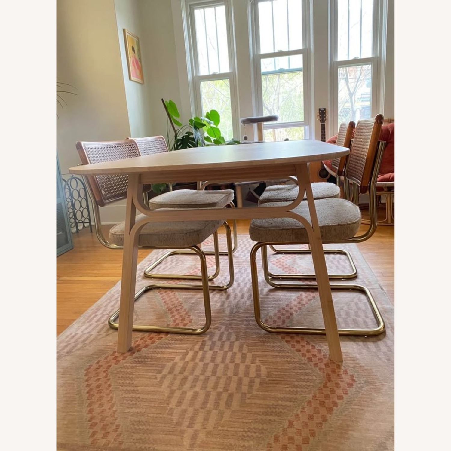 IKEA VOXLOV Bamboo Light Wood Dining Table - image-2