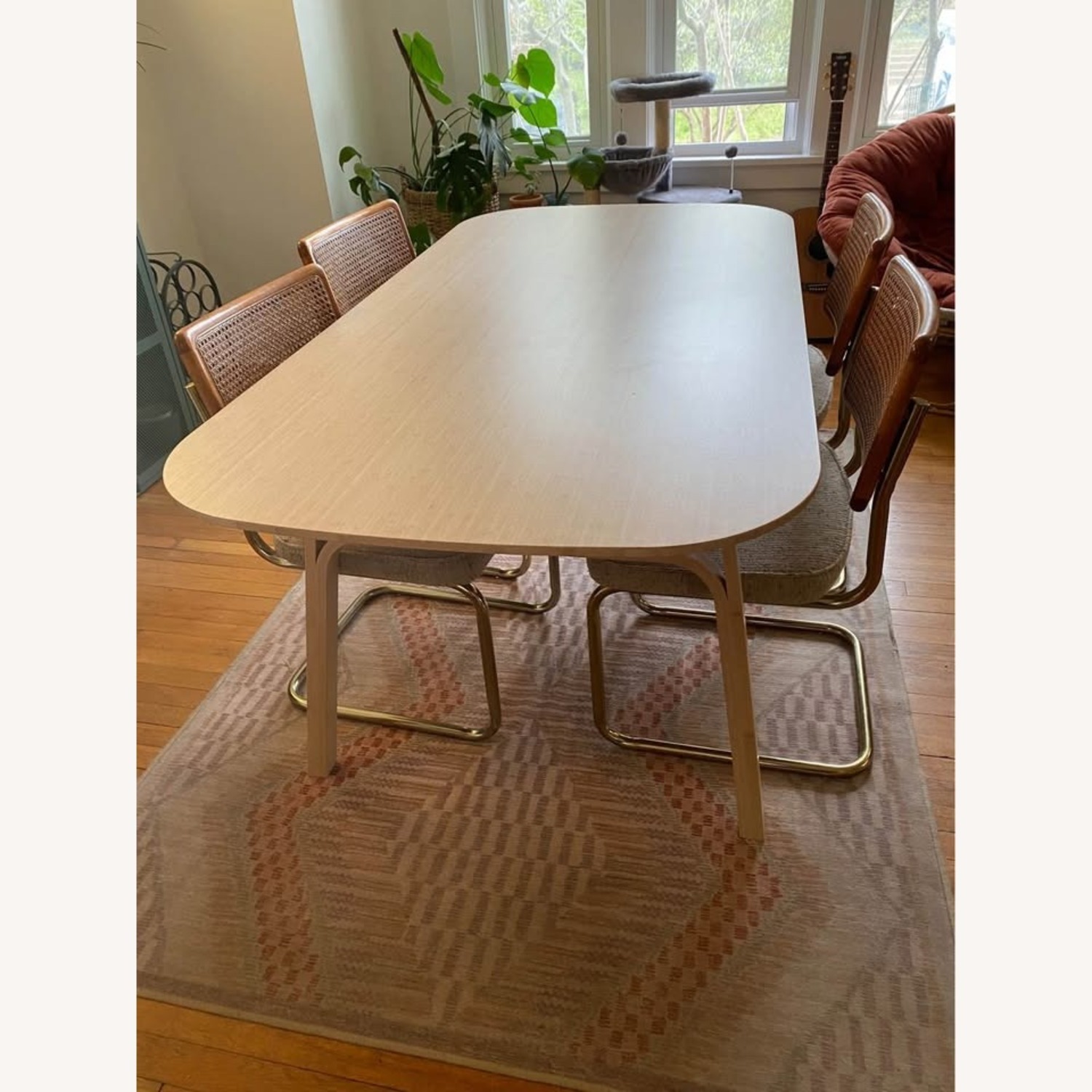 IKEA VOXLOV Bamboo Light Wood Dining Table - image-1