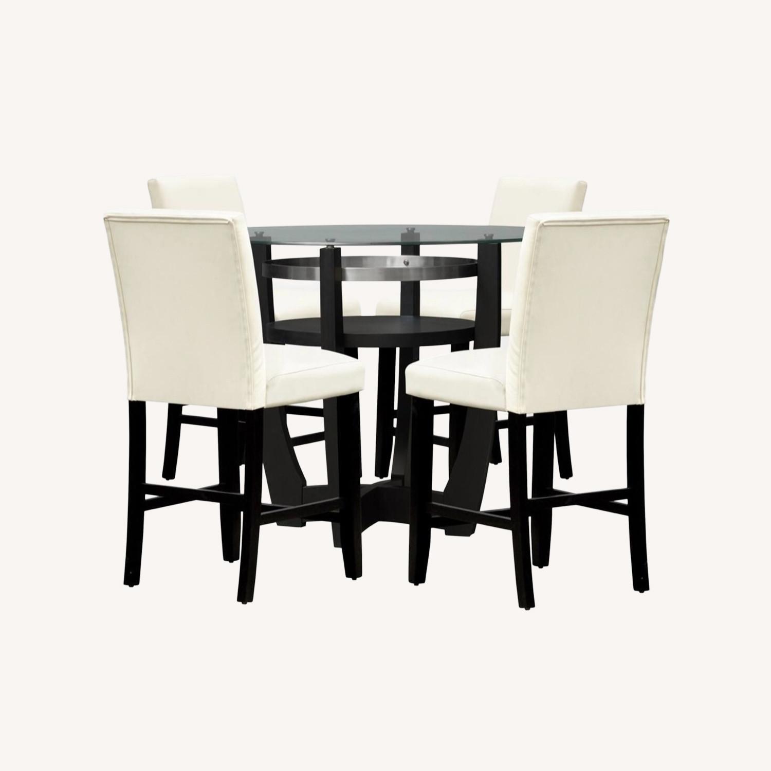 Lennox Glass Table and 6 Chairs - image-0