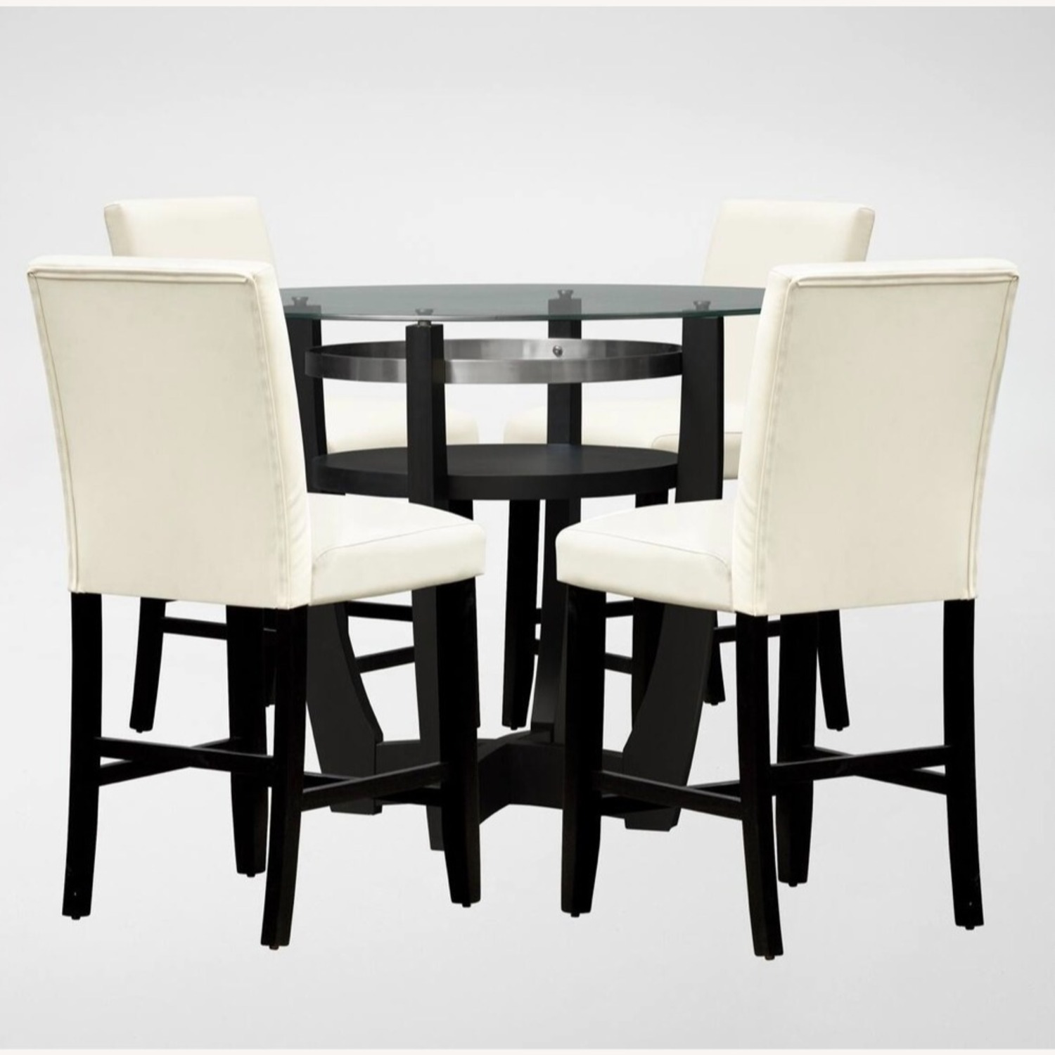 Lennox Glass Table and 6 Chairs - image-1