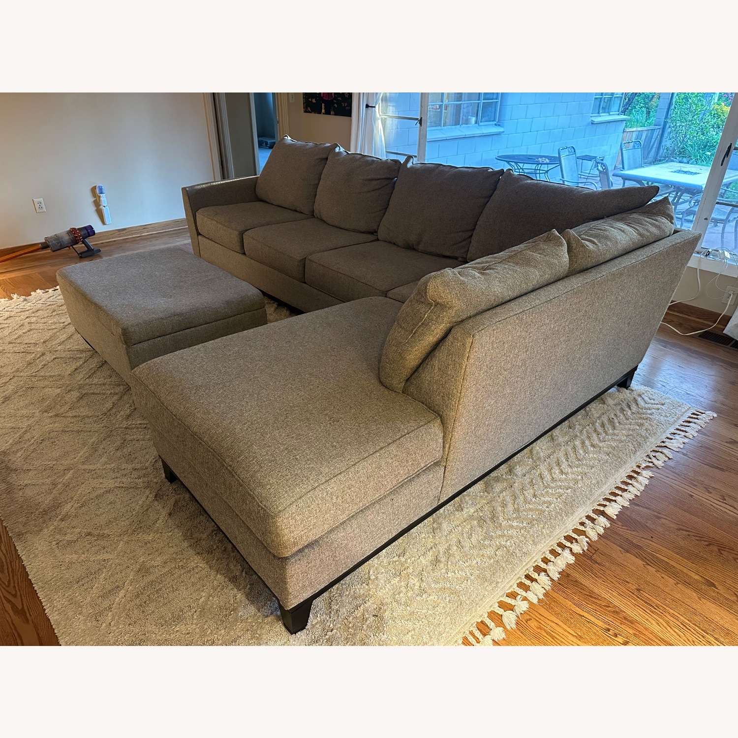 Large Sectional Couch with Ottoman - image-2