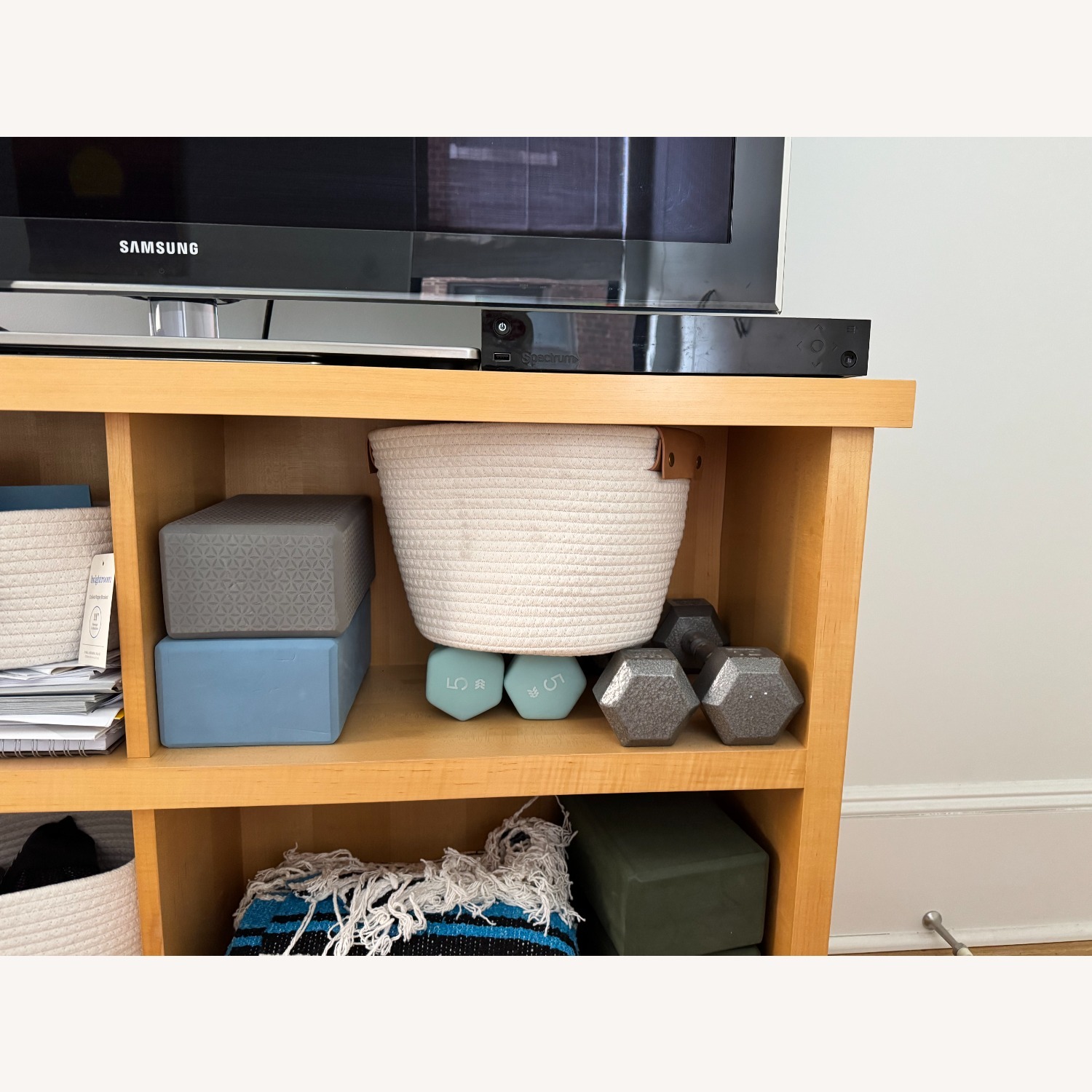 Custom Media Unit Storage Shelf - image-4