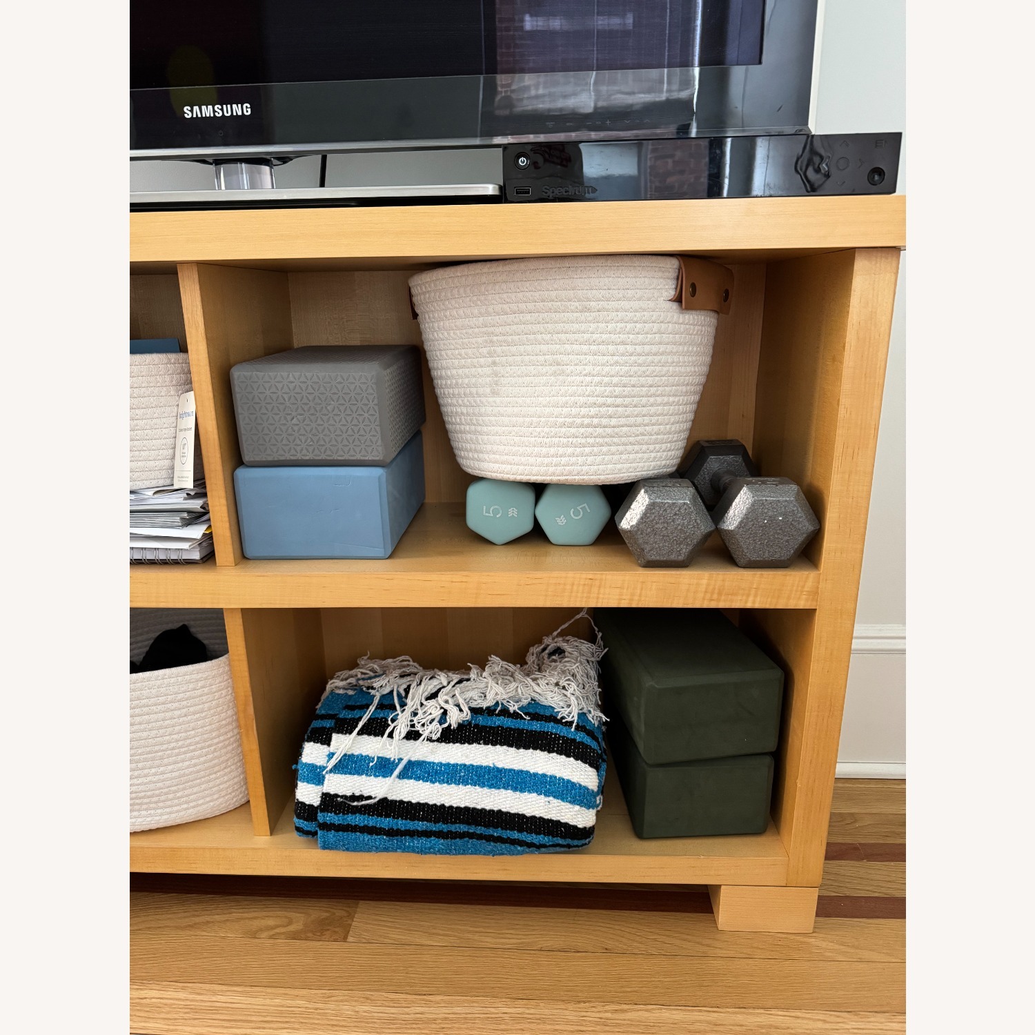 Custom Media Unit Storage Shelf - image-5