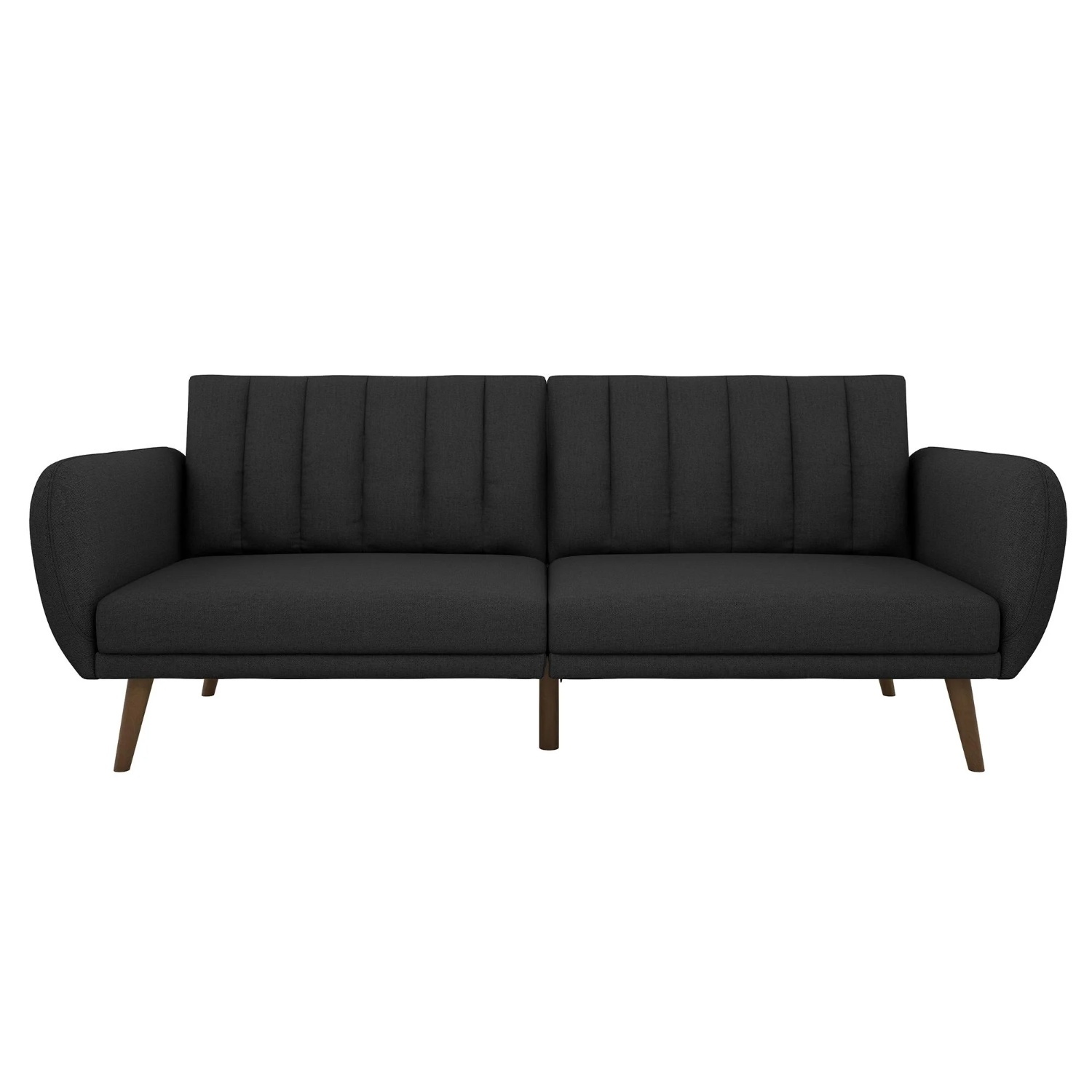 Novogratz Brittany Sofa Futon Dark Gray - image-4