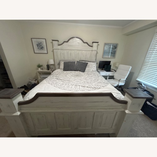 Used Solid Wood Bed for sale on AptDeco