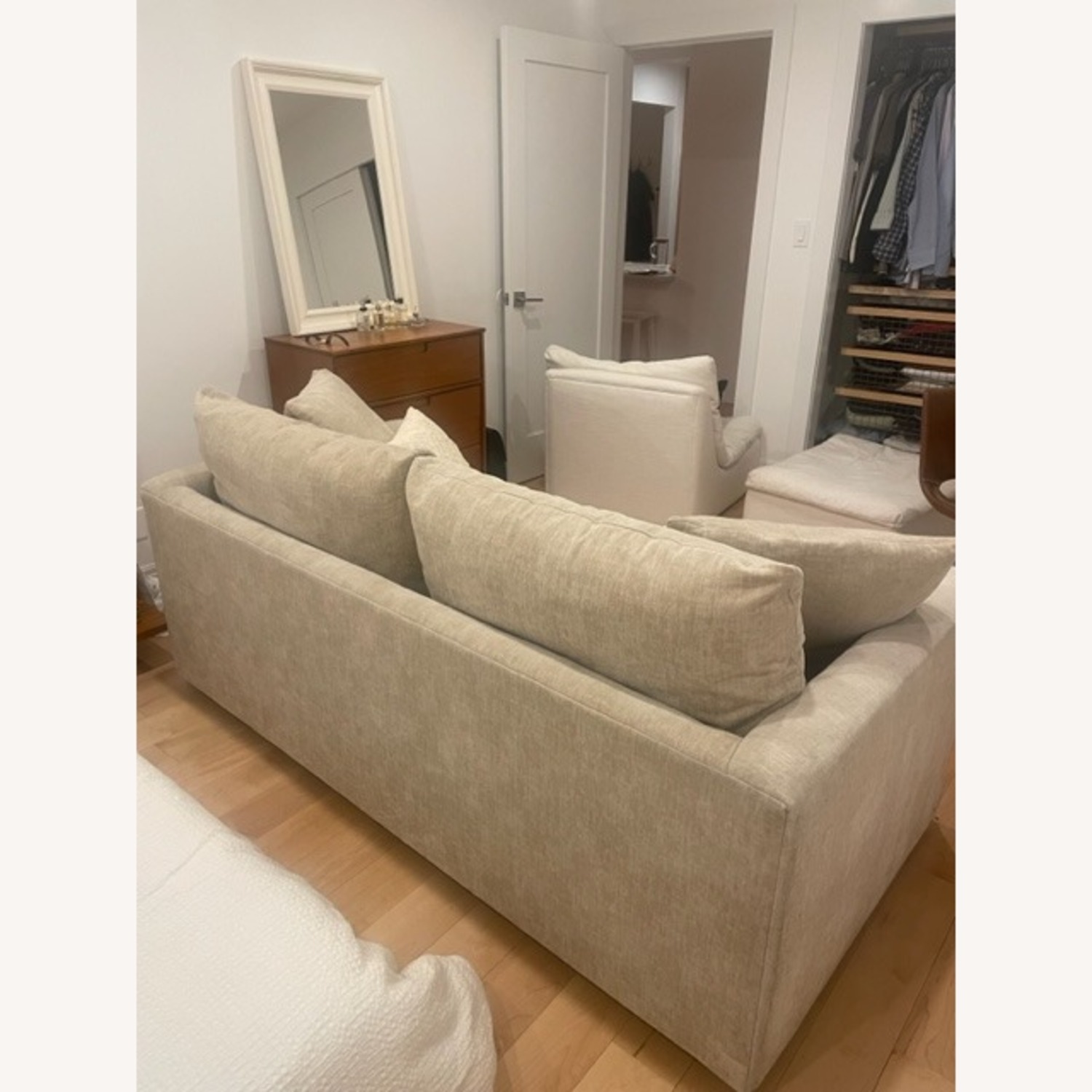 Crate & Barrel Gather Neutral Sofa - image-3