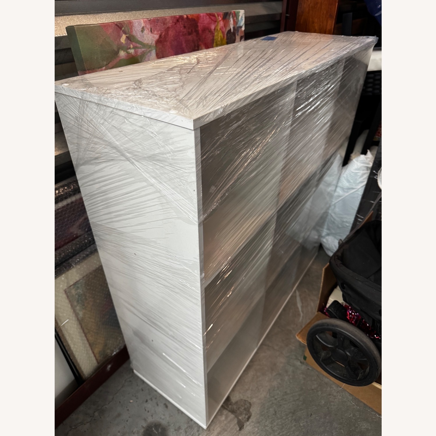 9 Cube Storage Compartments Bookcase Organizer - image-2