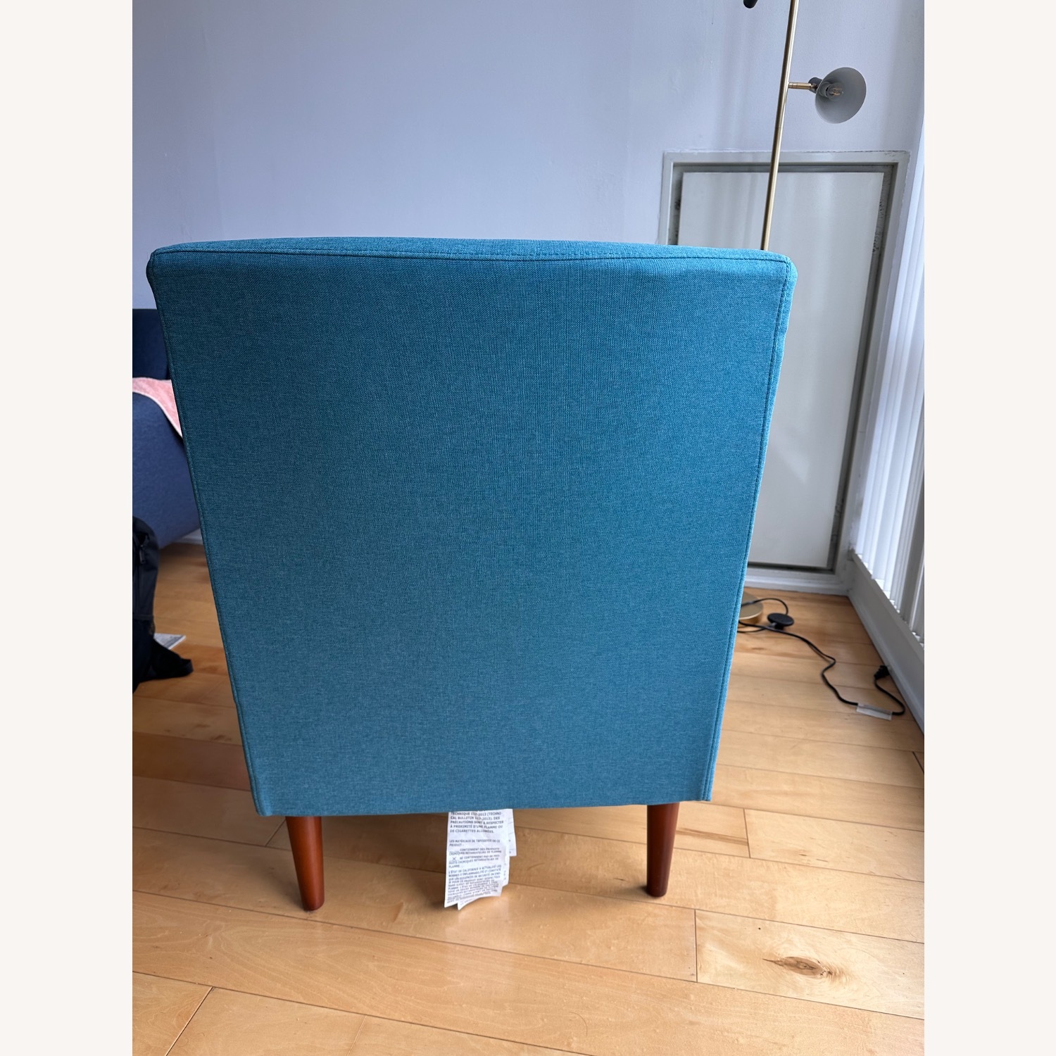 Wayfair teal armchair - image-3