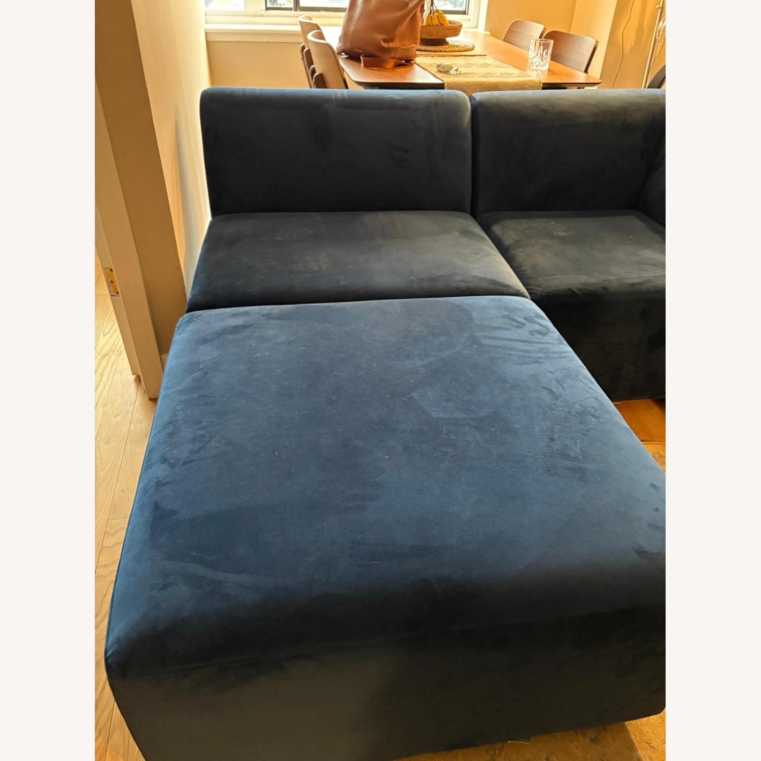 AllModern Blue Sectional - image-2